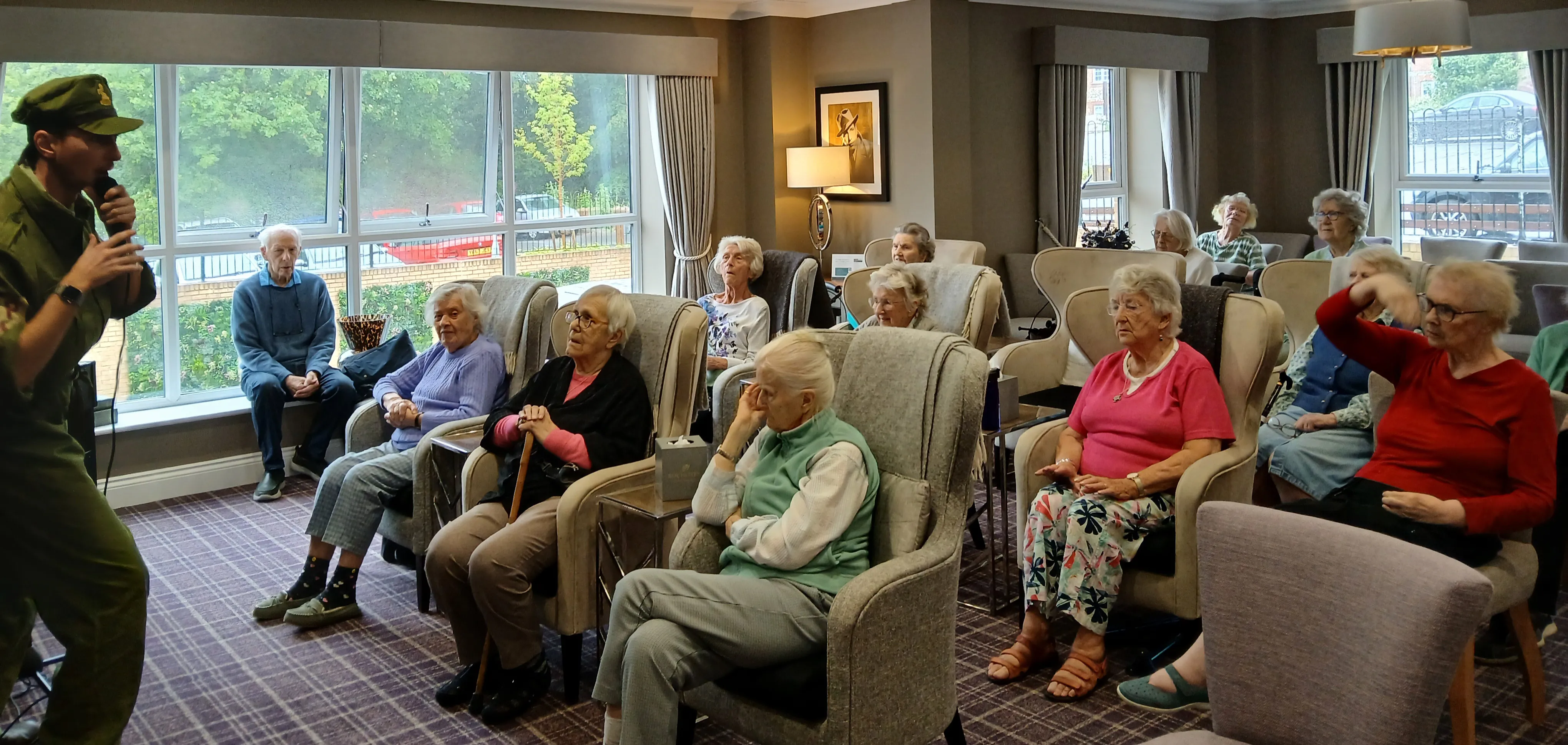 Wilton Place welcomes Nick from mini concerts