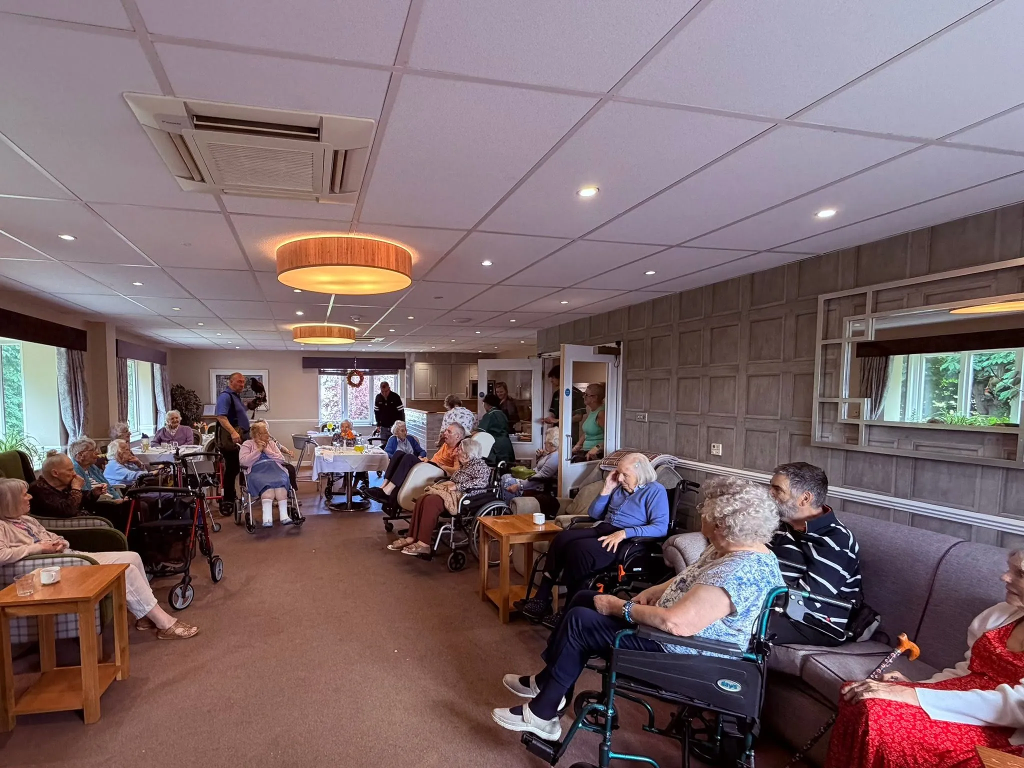 Residents meeting owls! 