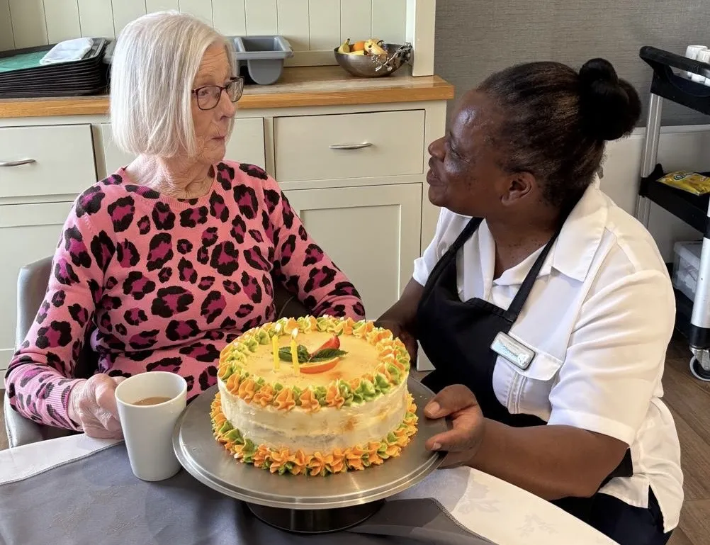 Birthday Cake Surprise at Mortain Place