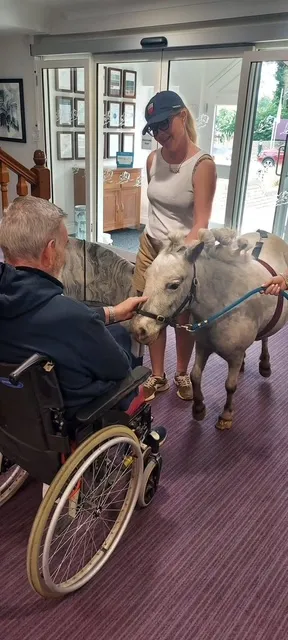 Therapy pony visit 