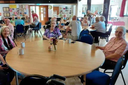 Residents attend Eastergate Village weekly coffee morning 