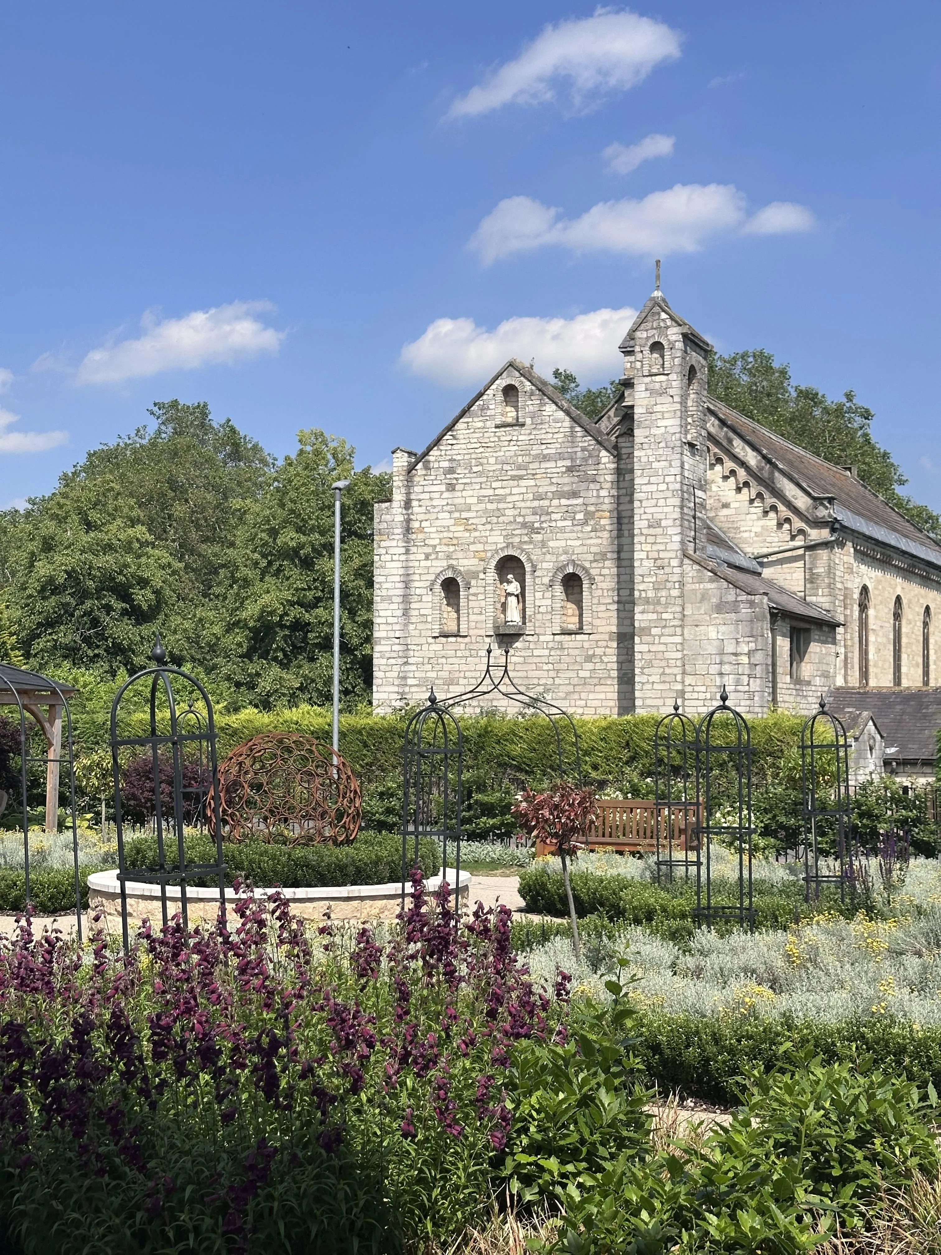 Enjoying our beautiful grounds 