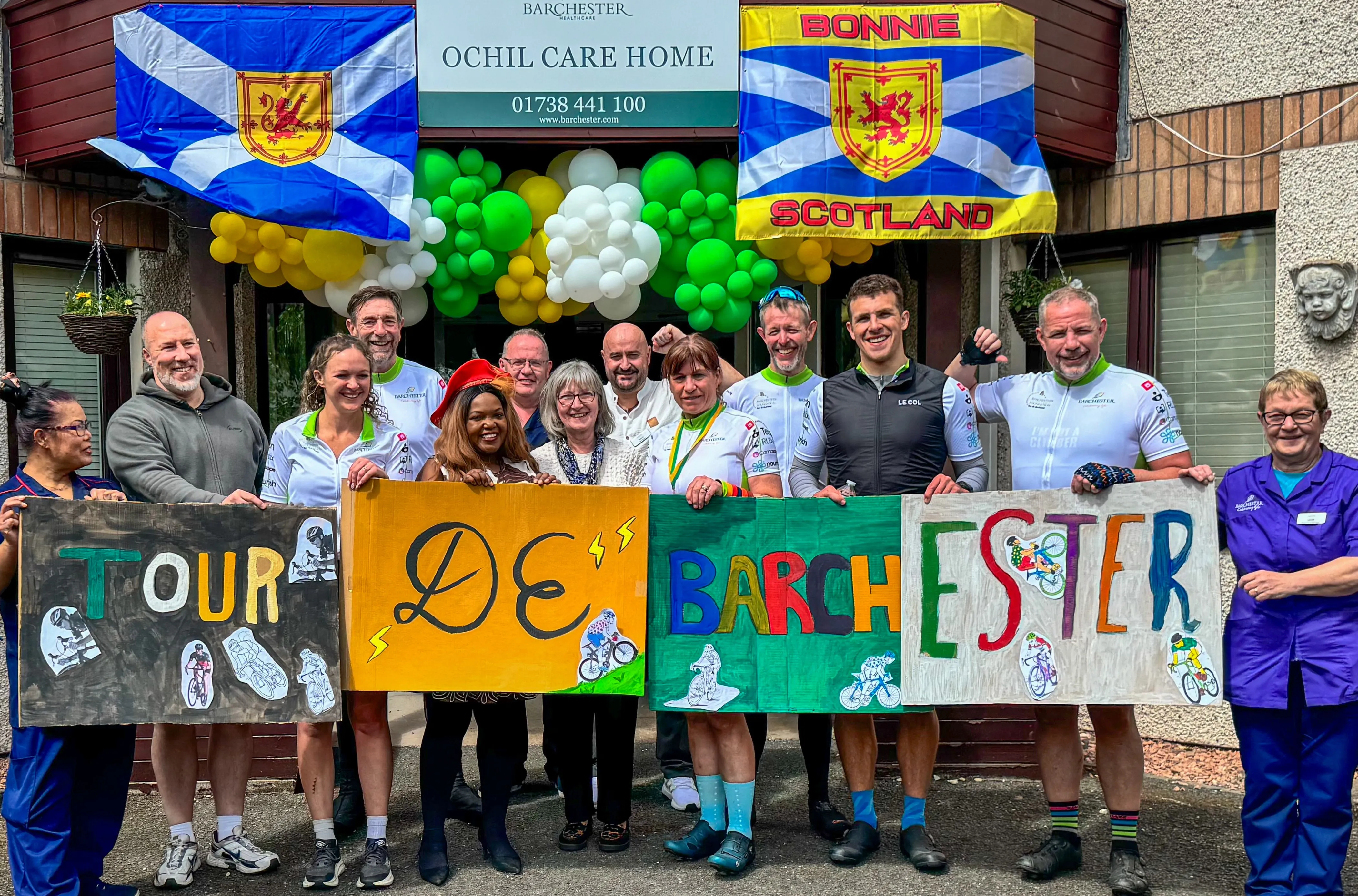 Tour de Barchester Brings a Fantastic Day to Ochil Care Home