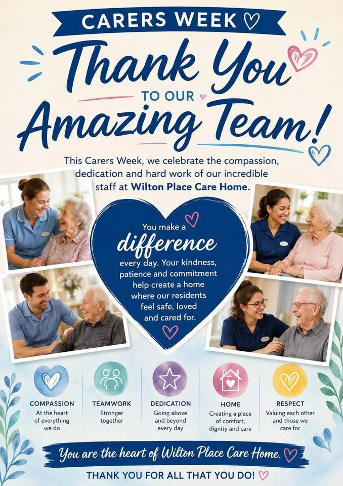 Wilton Place celebrates Carer's Week 