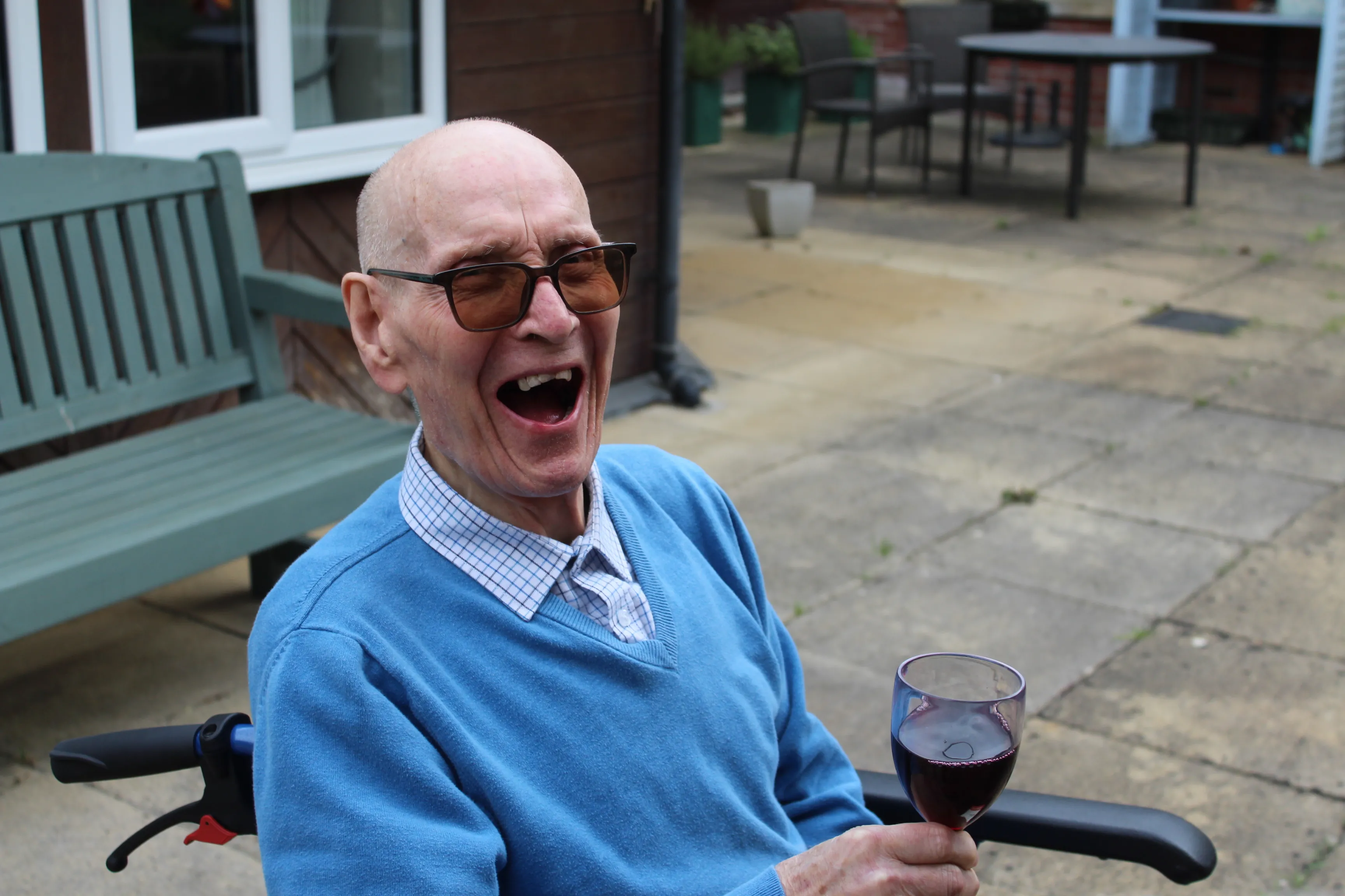 Sunshine, Smiles and a Sip of Something Lovely in Our Garden