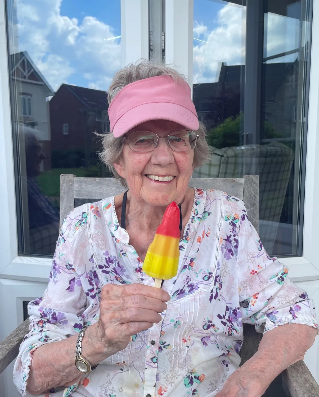 Enjoying the Summer Sunshine in our Garden