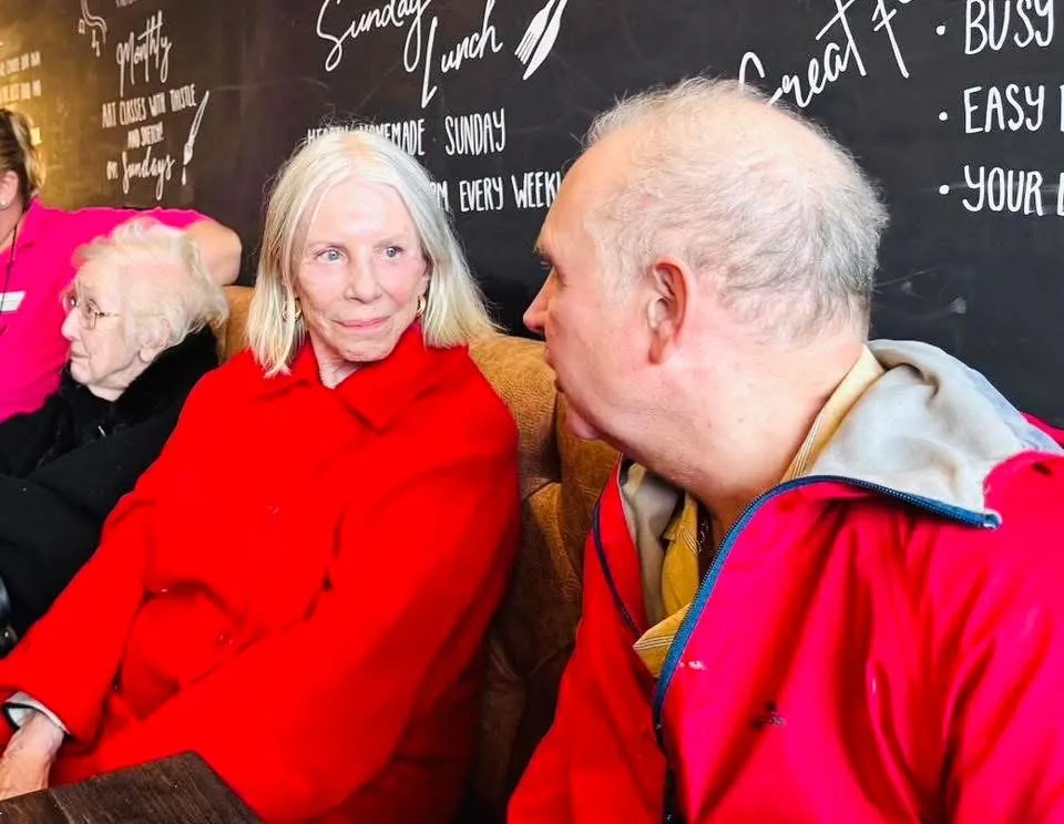 Our residents of Lancaster Grange, enjoying a dementia friendly trip into our local community