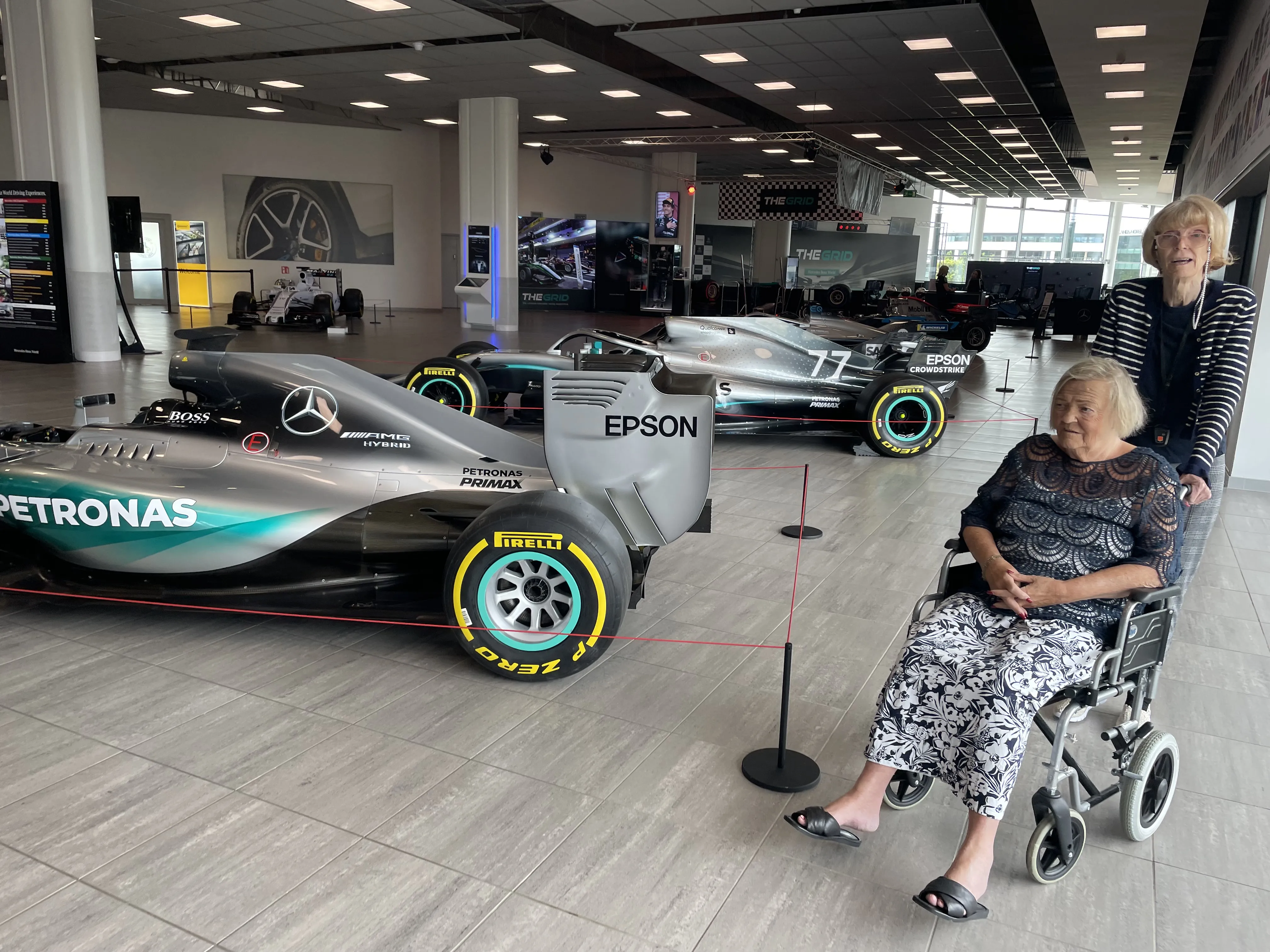 Trip out to Mercedes World in Weybridge