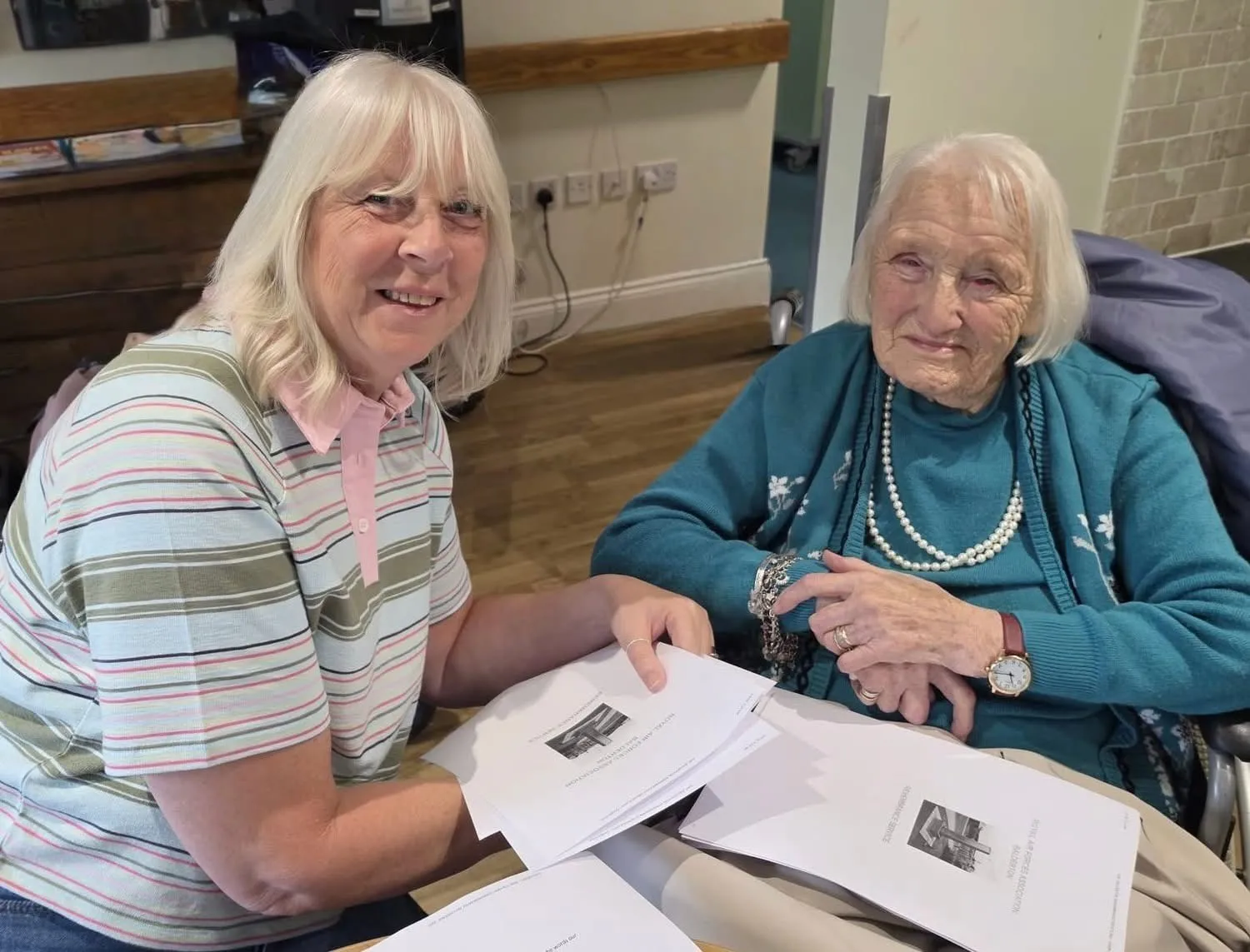 RAFA Balderton memorial service here at our care home, Lancaster Grange