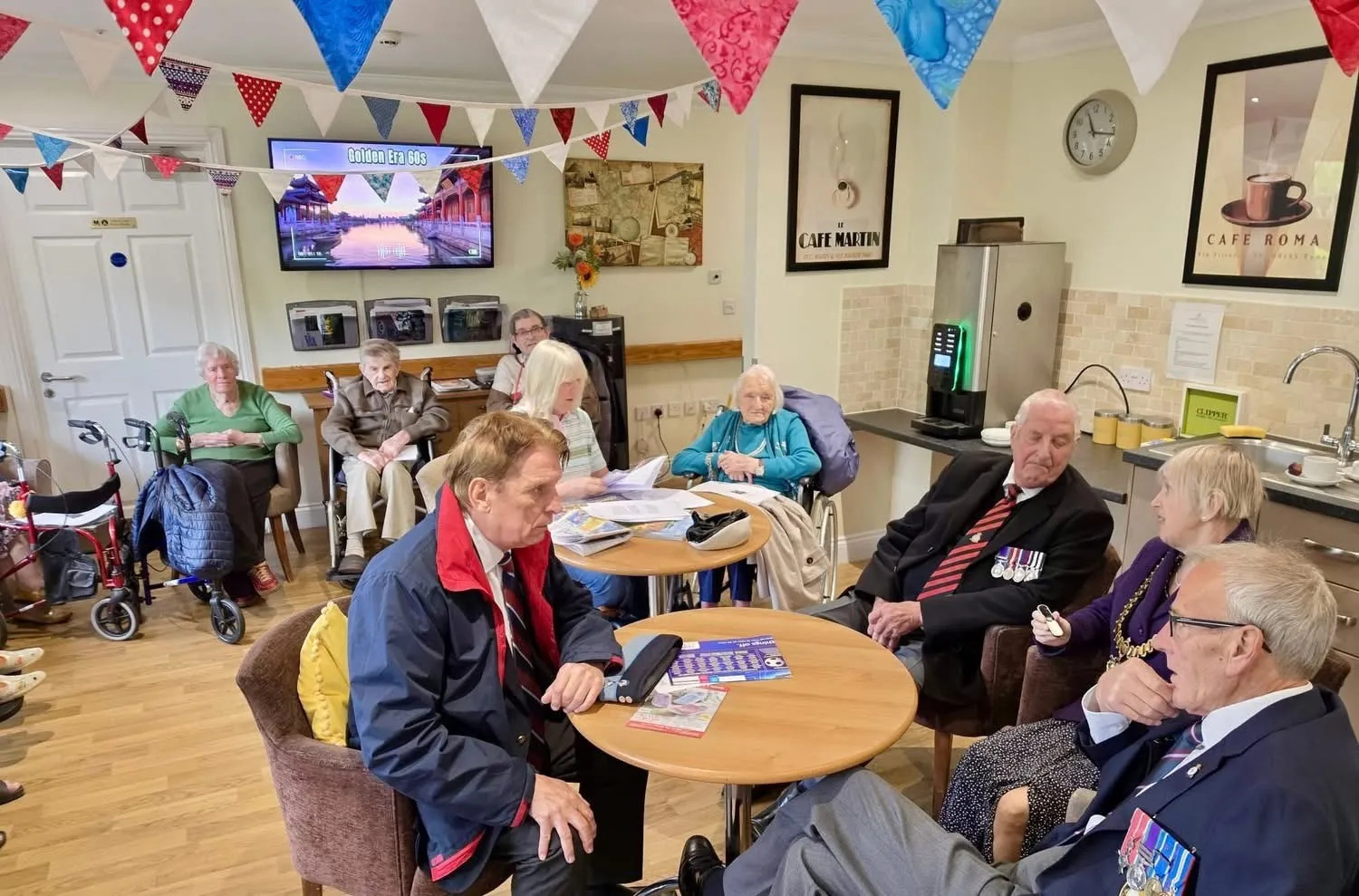 RAFA Balderton memorial service here at our care home, Lancaster Grange