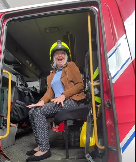 Visit From Shoreham Firefighters 