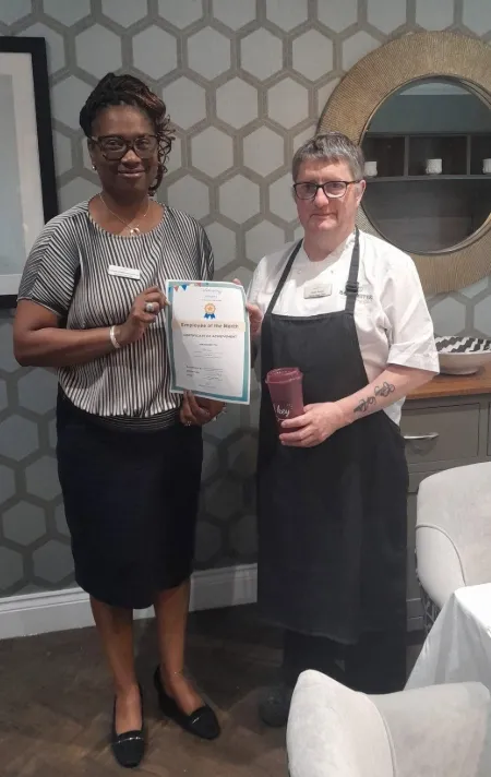 Employee of the Month for Head Chef John