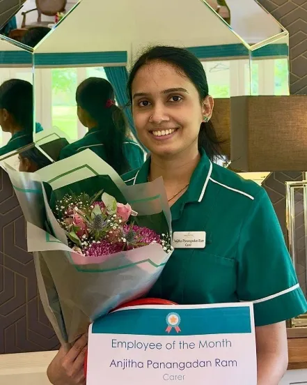Employee of the Month for Anjitha