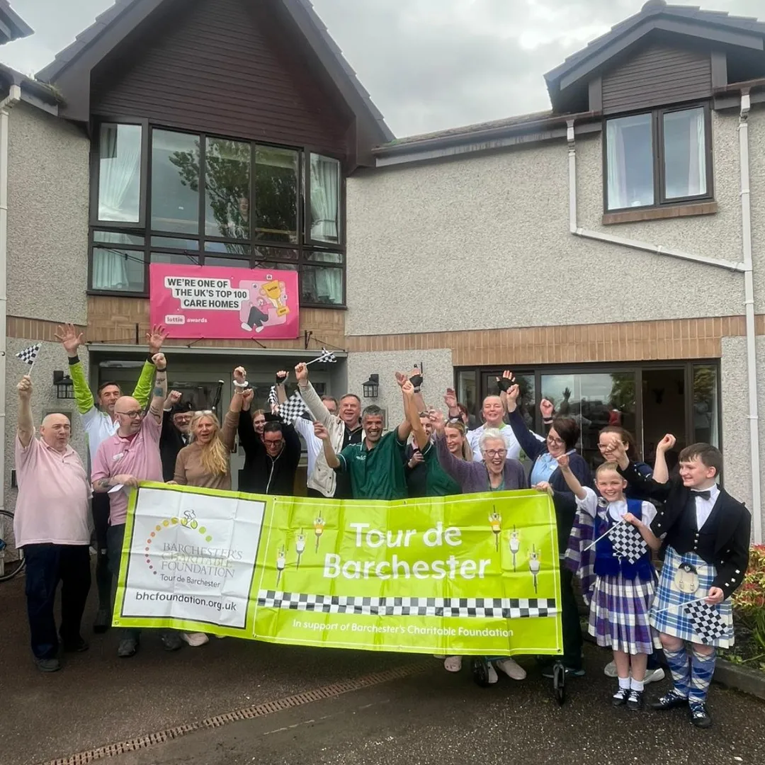 Tour De Barchester hits Highview House