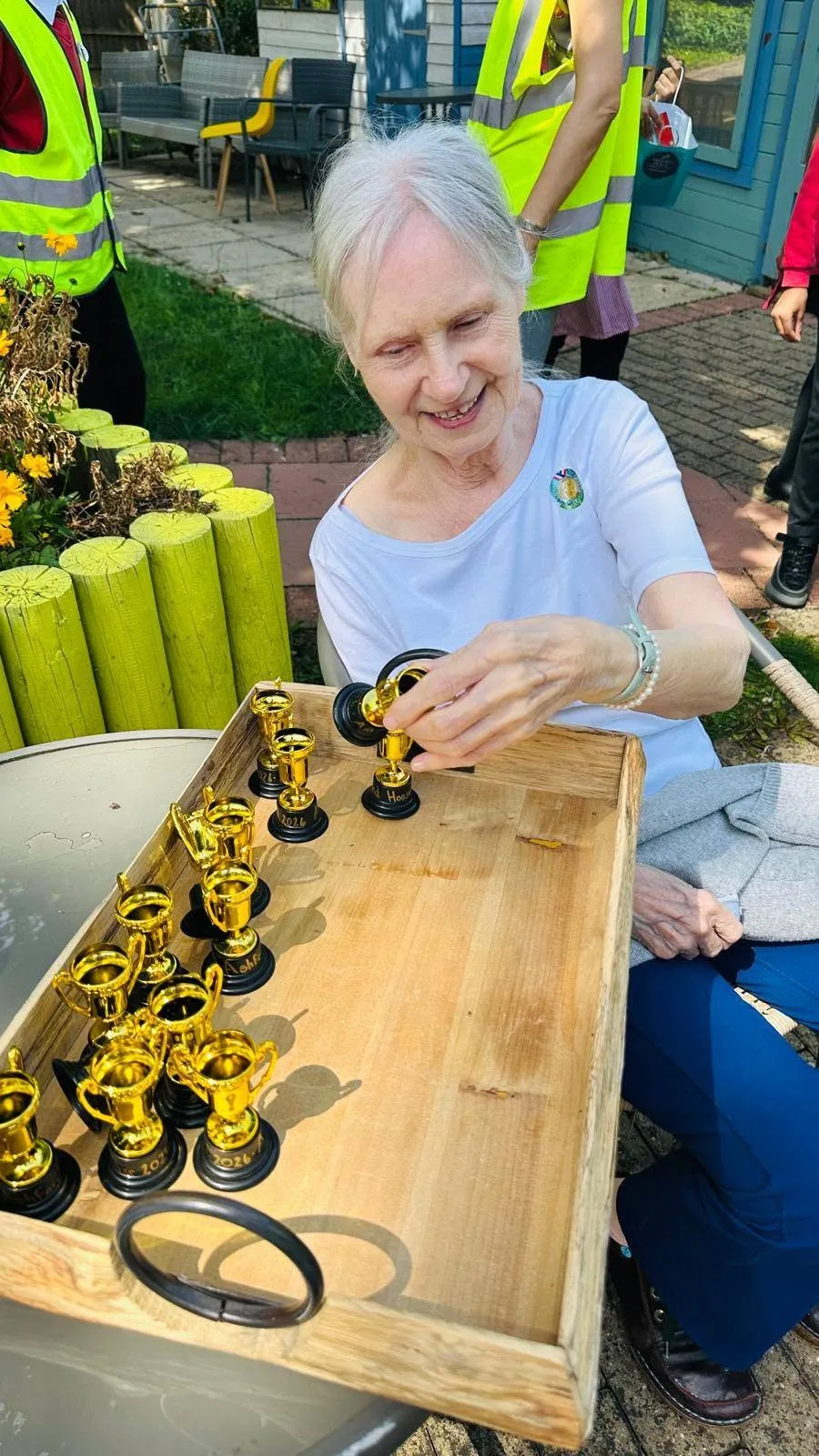 Intergenerational Games Day For Residents And Local School 