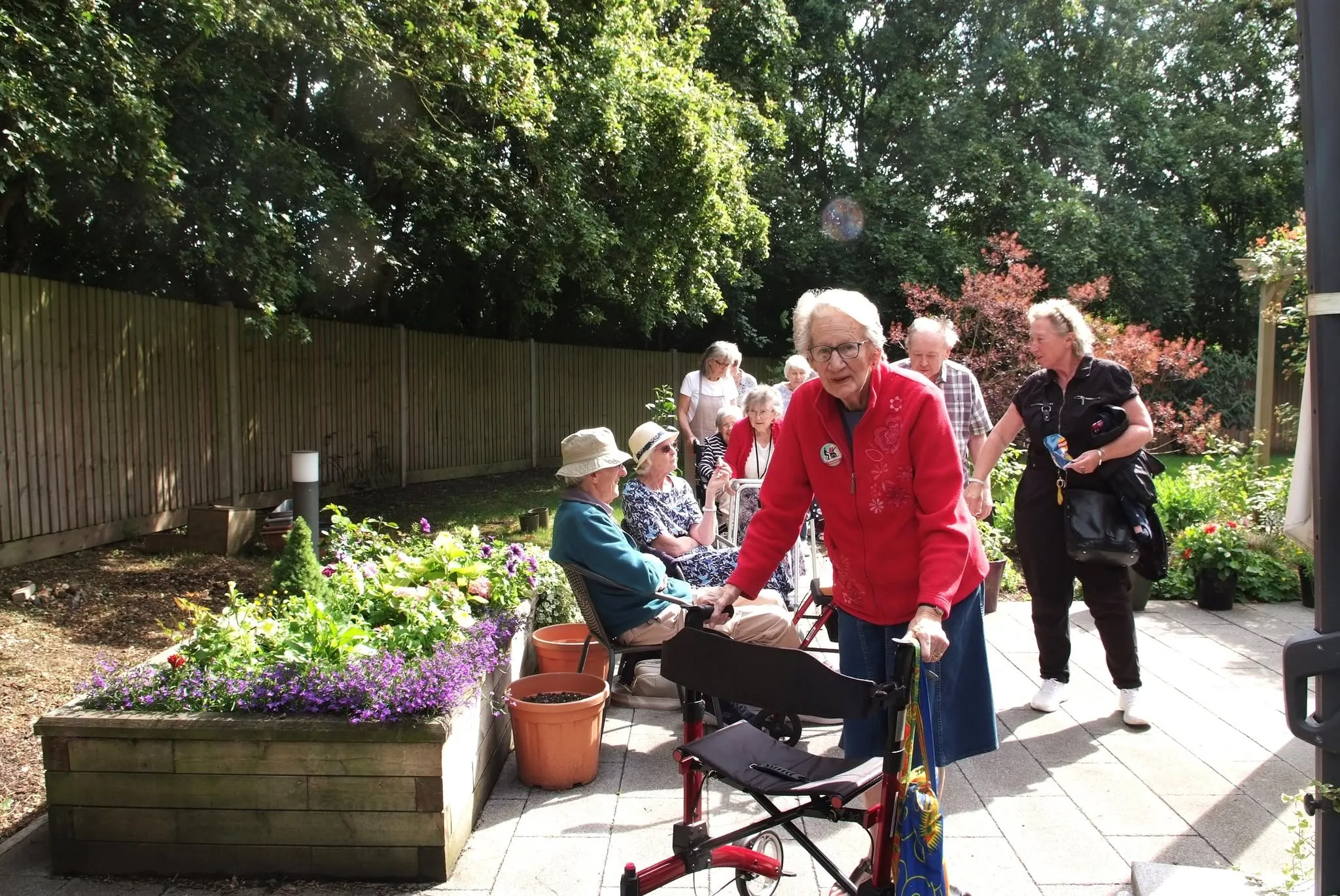 Walking club at Waterside Court