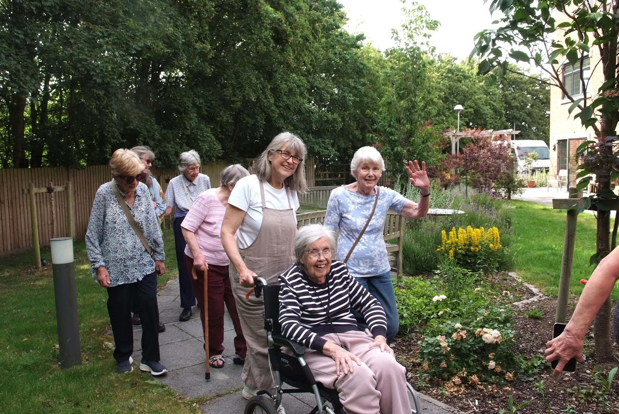 Walking club at Waterside Court