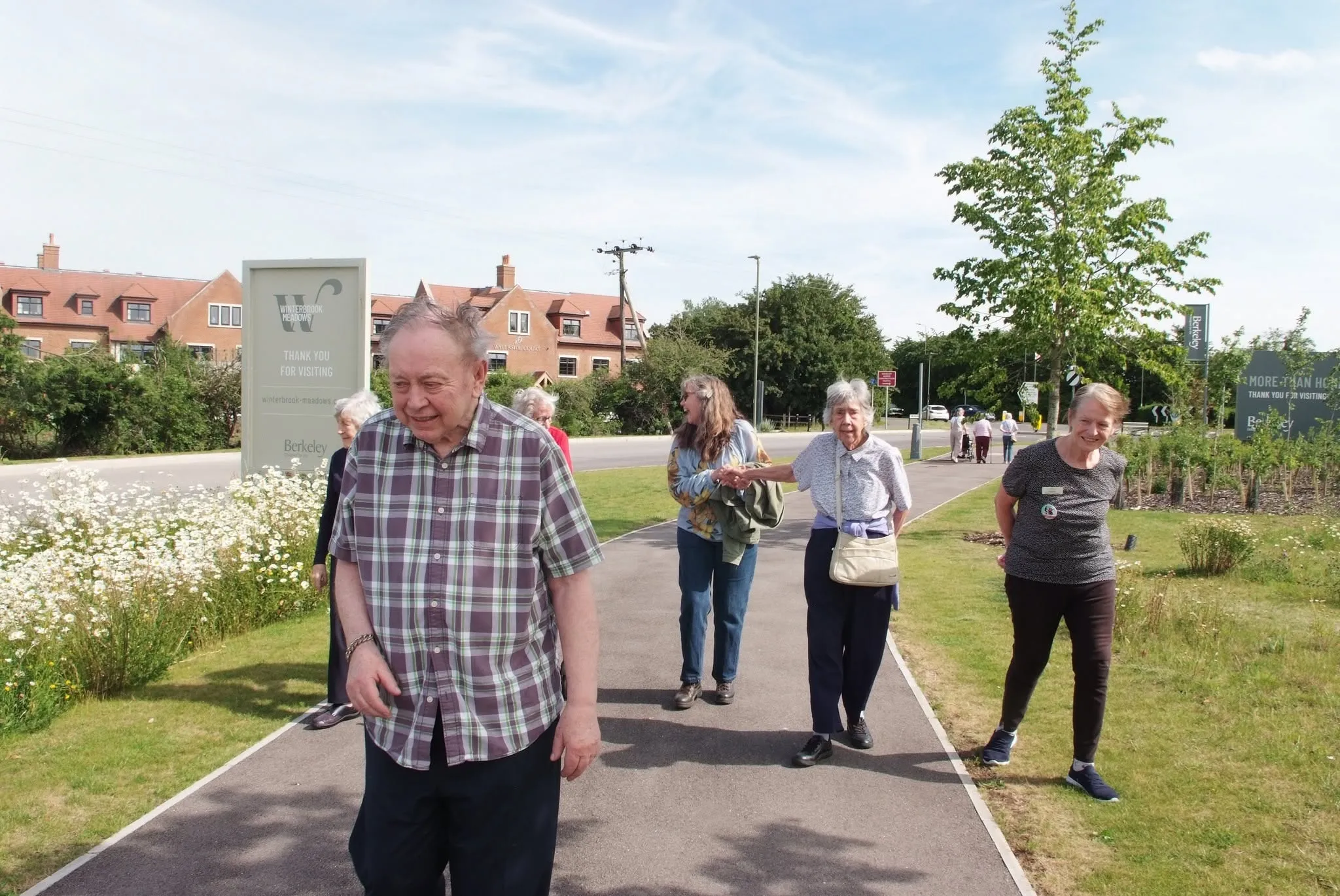 Walking club at Waterside Court
