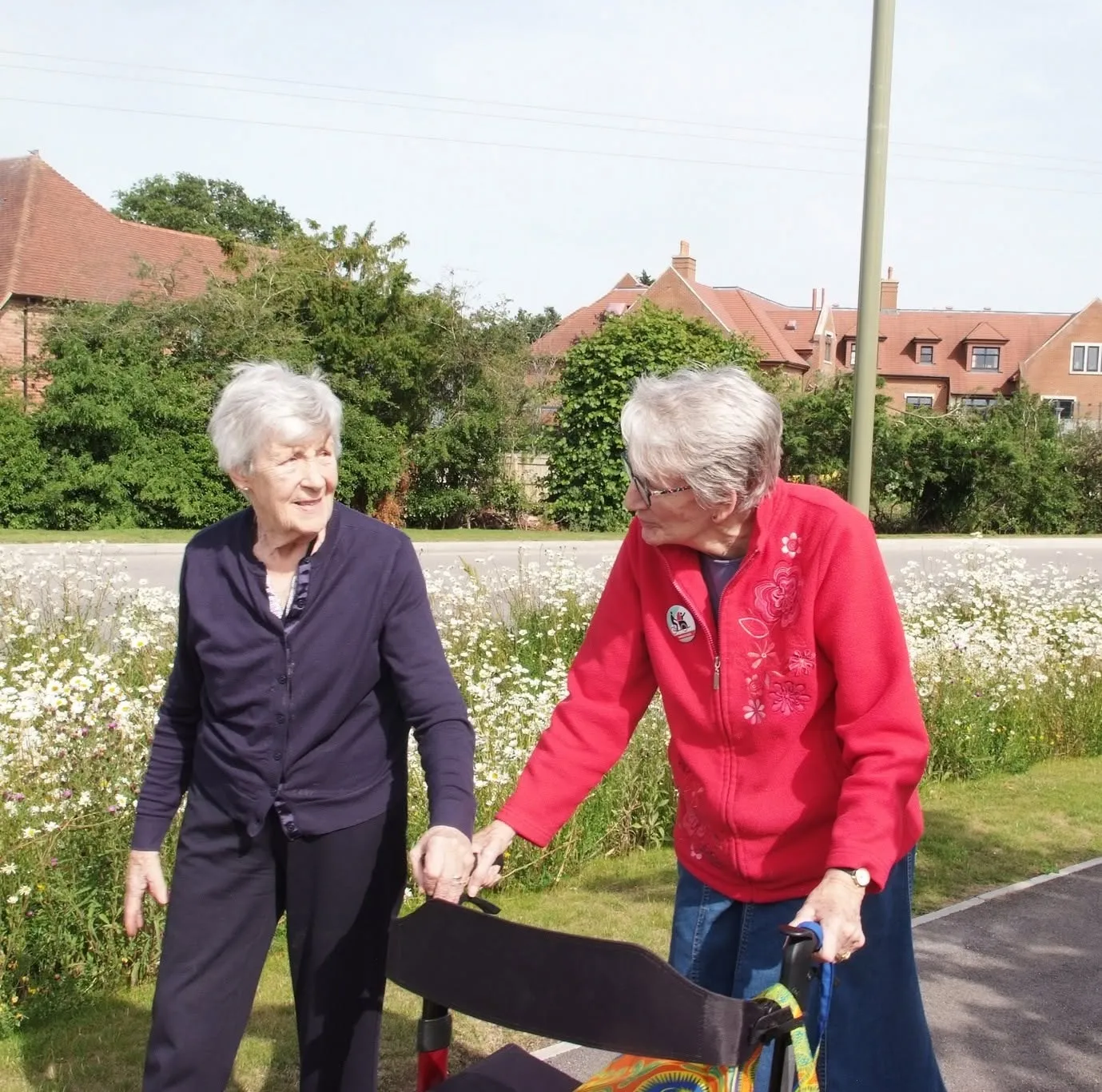Walking club at Waterside Court