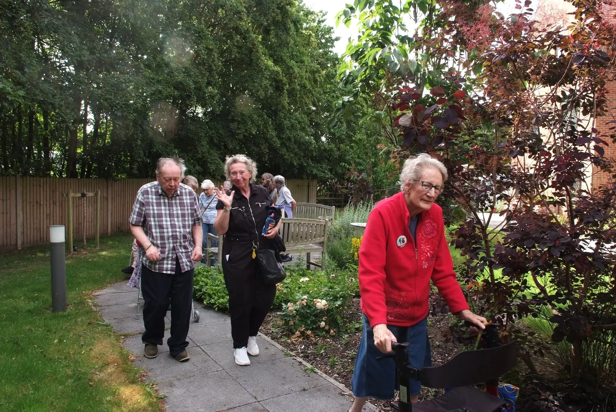 Walking club at Waterside Court