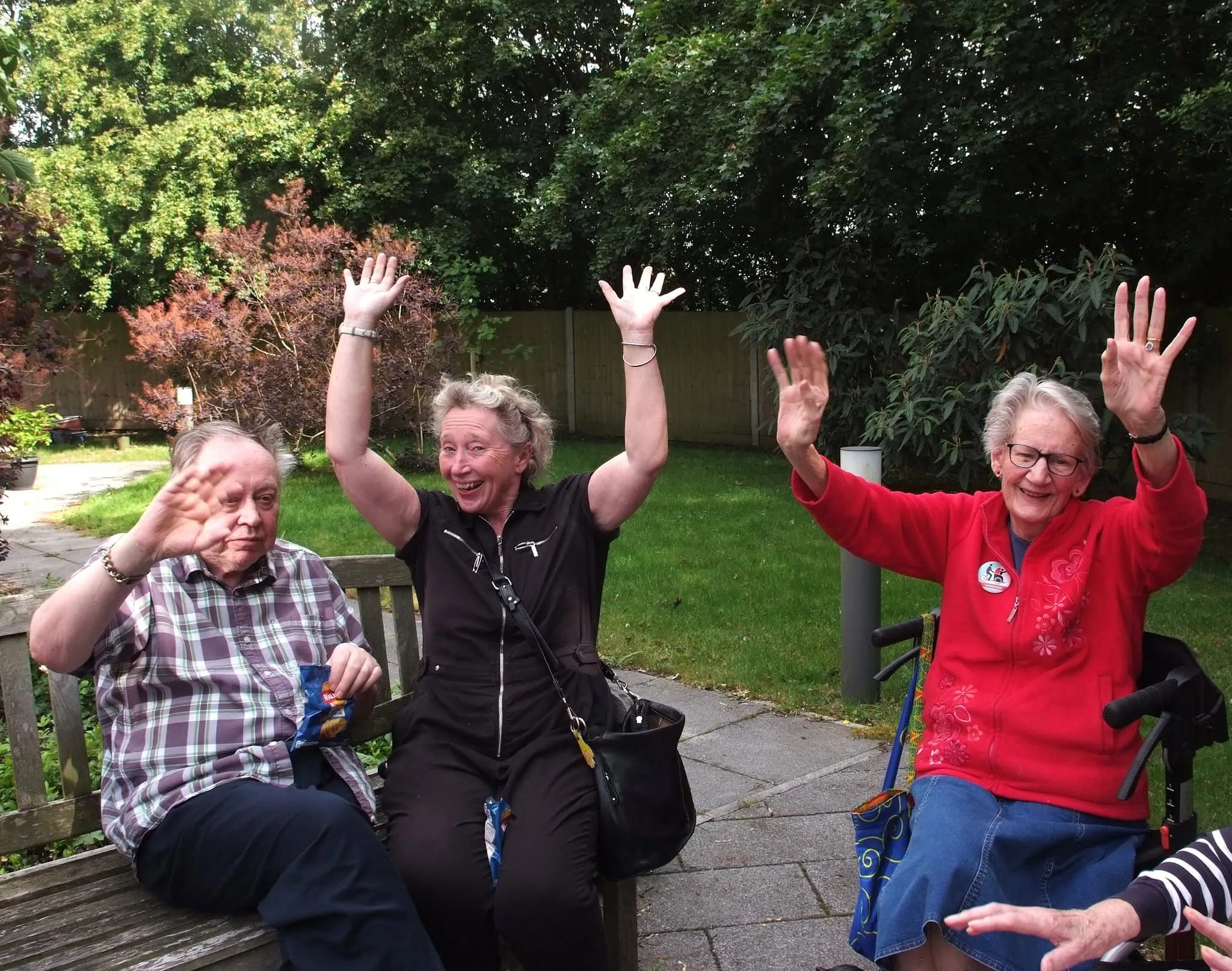 Walking club at Waterside Court