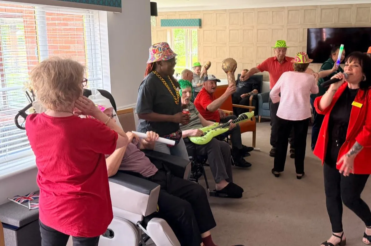 Dementia disco for VE Day 
