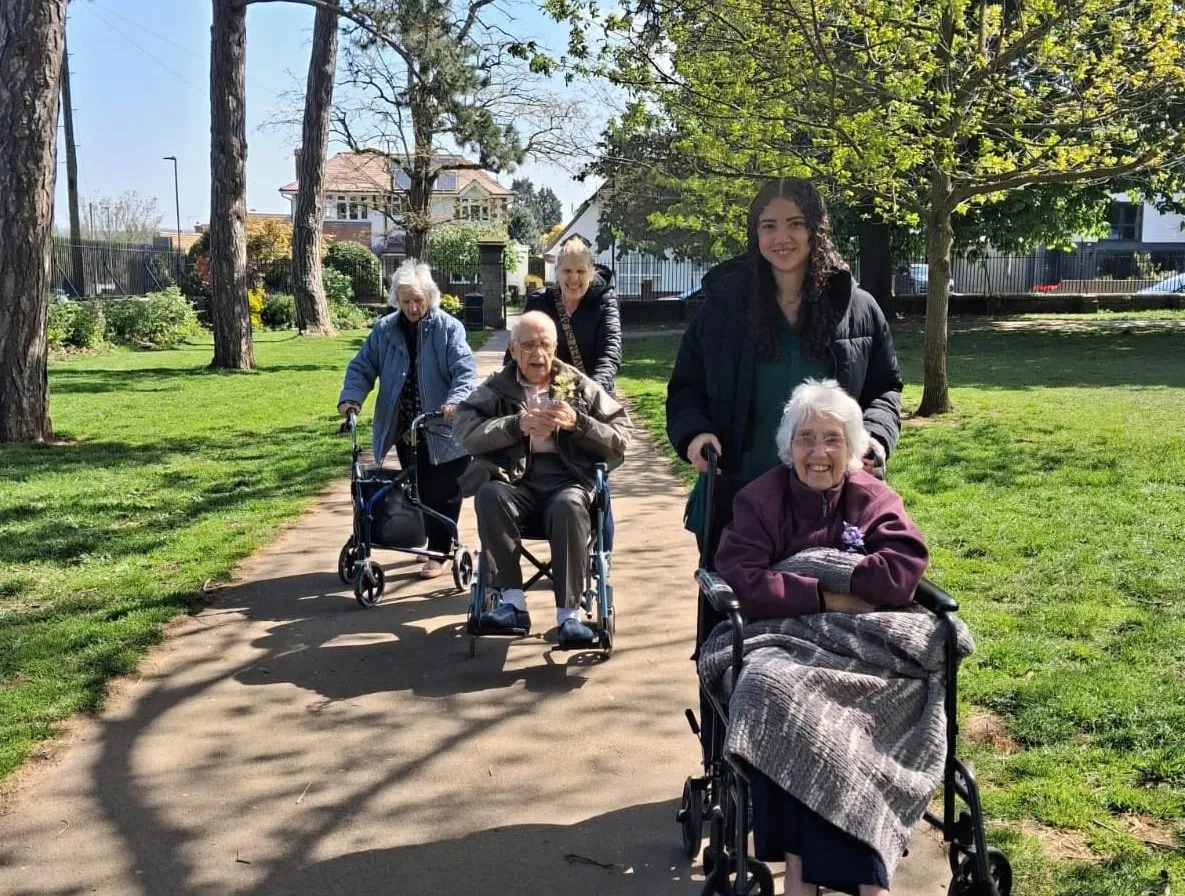 Minibus trip to Page Park in Kingswood