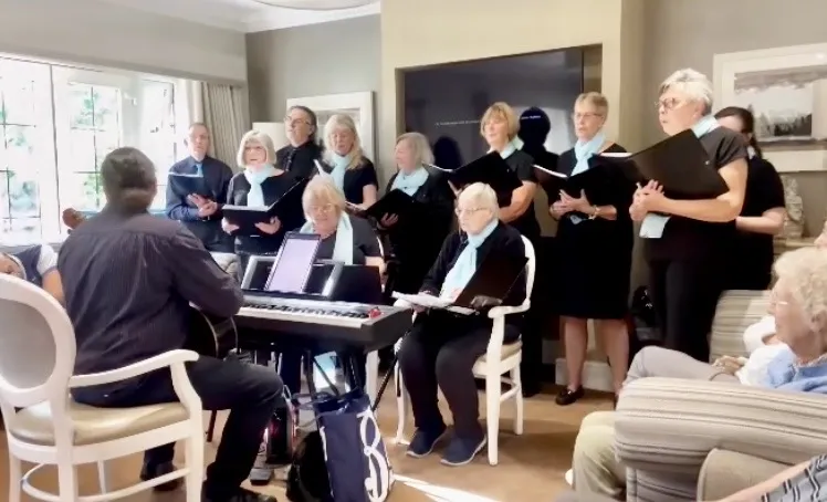 Hall Park welcomed back Bulwell Community Choir