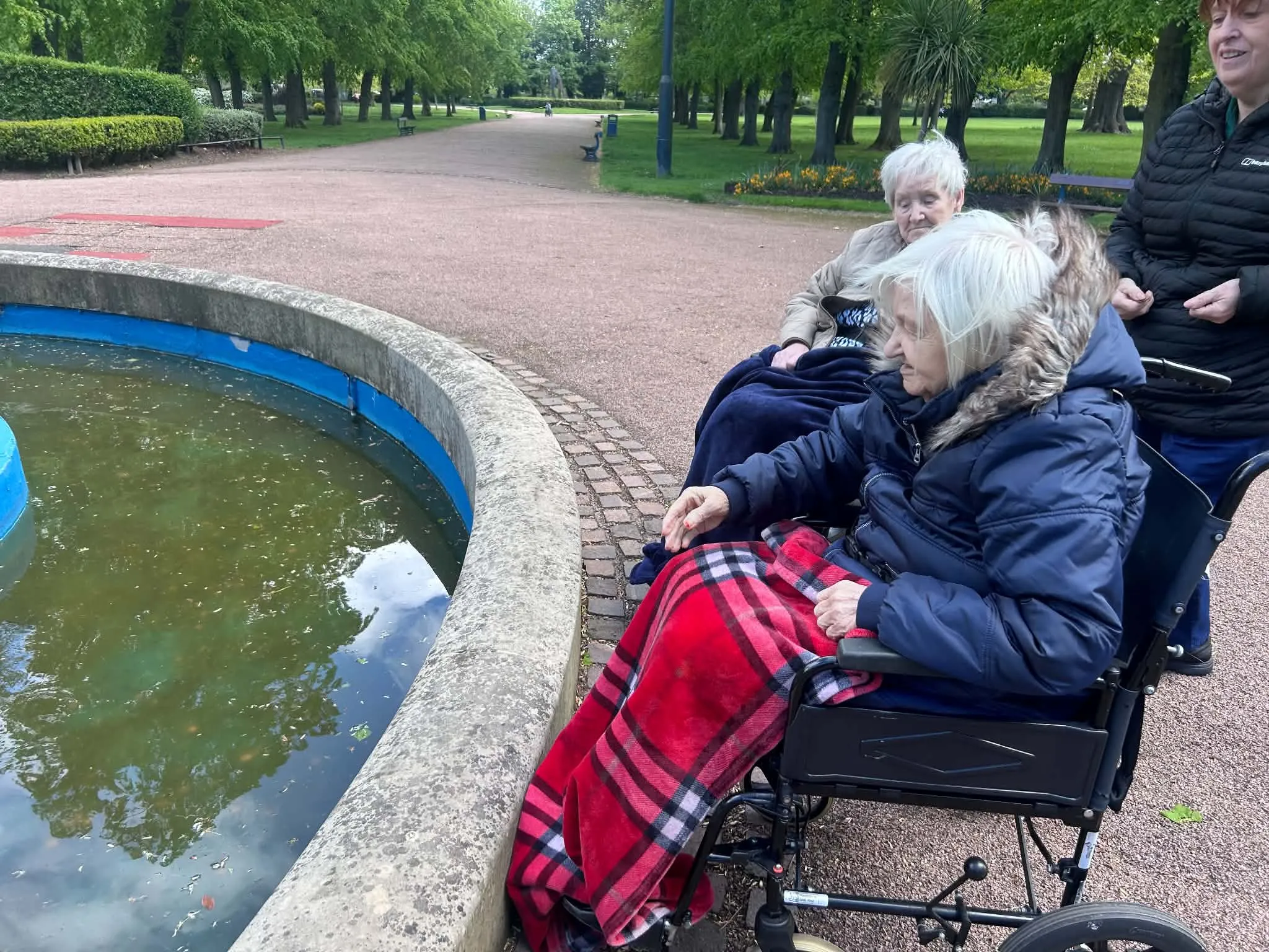Relaxing trip to the park
