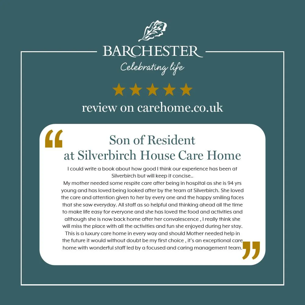 What people say about life at Silverbirch House