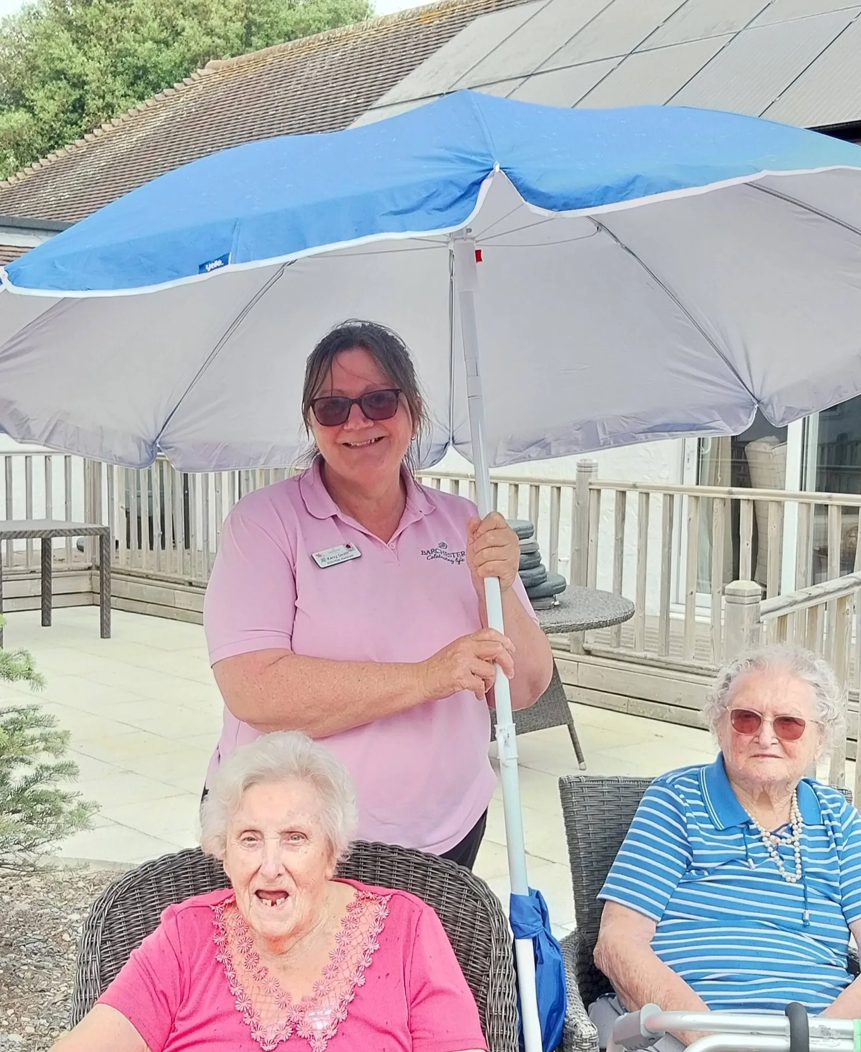 New courtyard patios