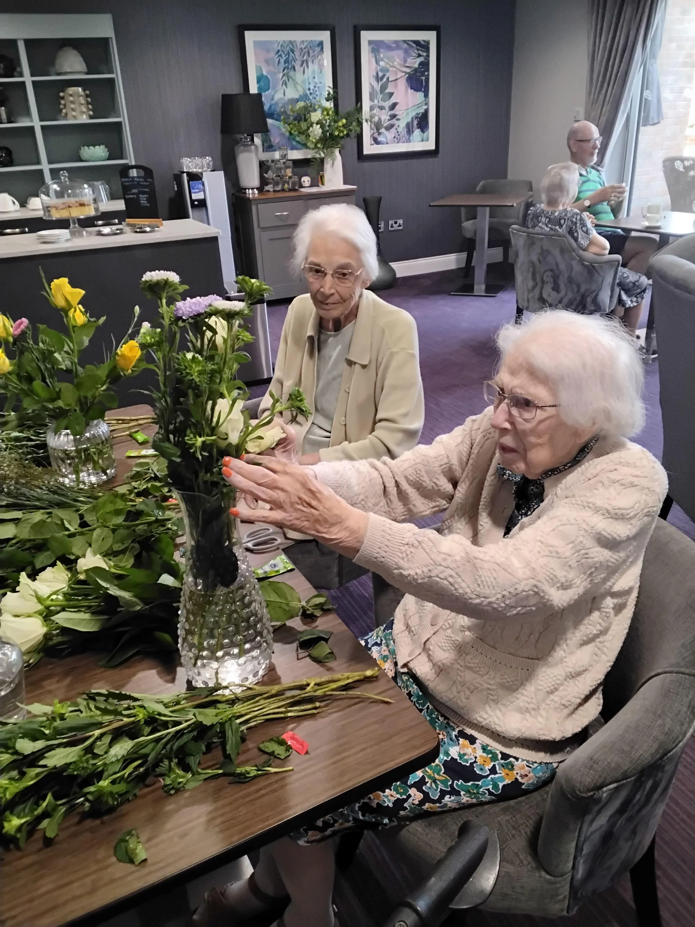 Our amazing flower-ladies