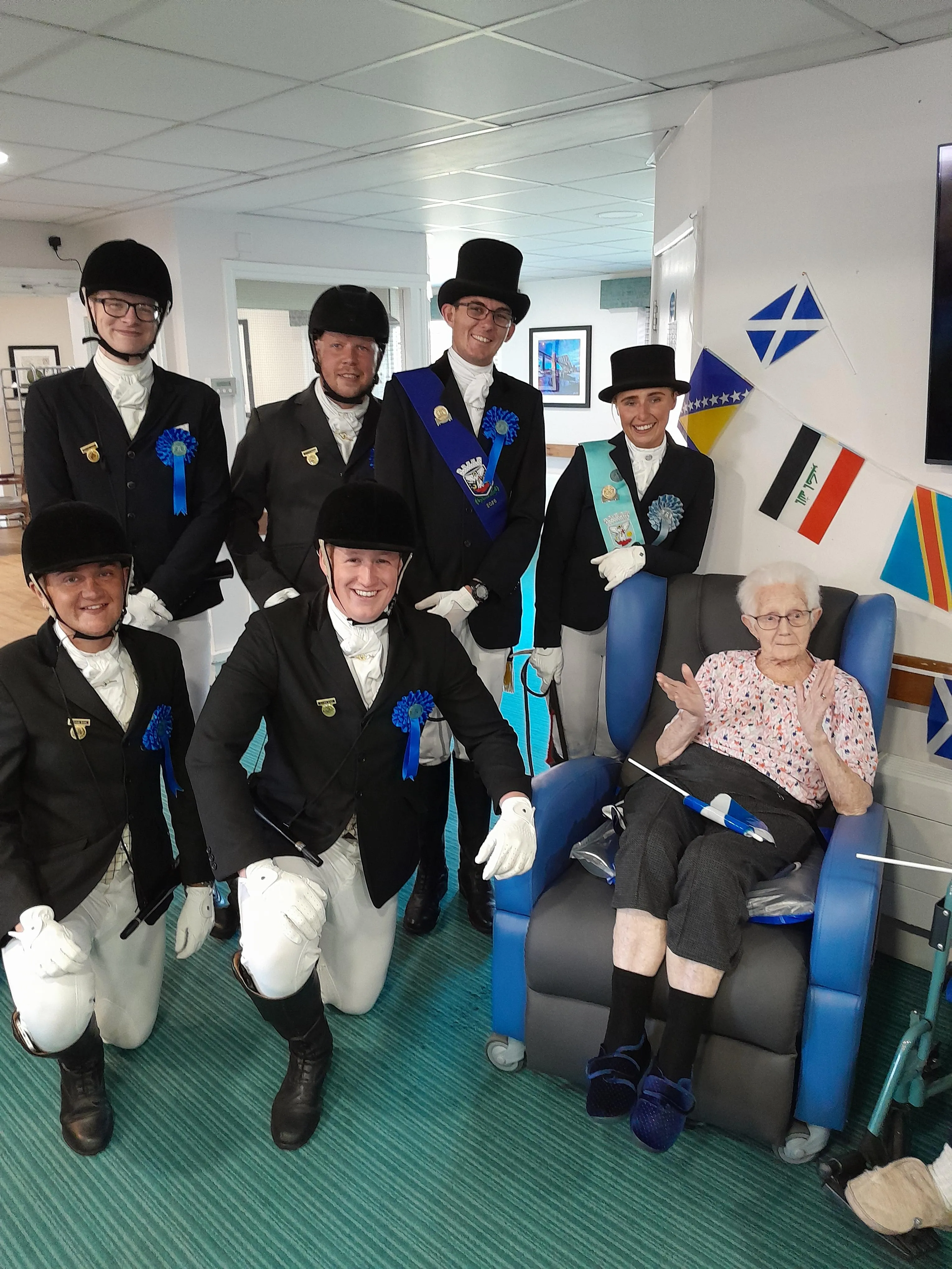 Queen of the South and Cornets party visit