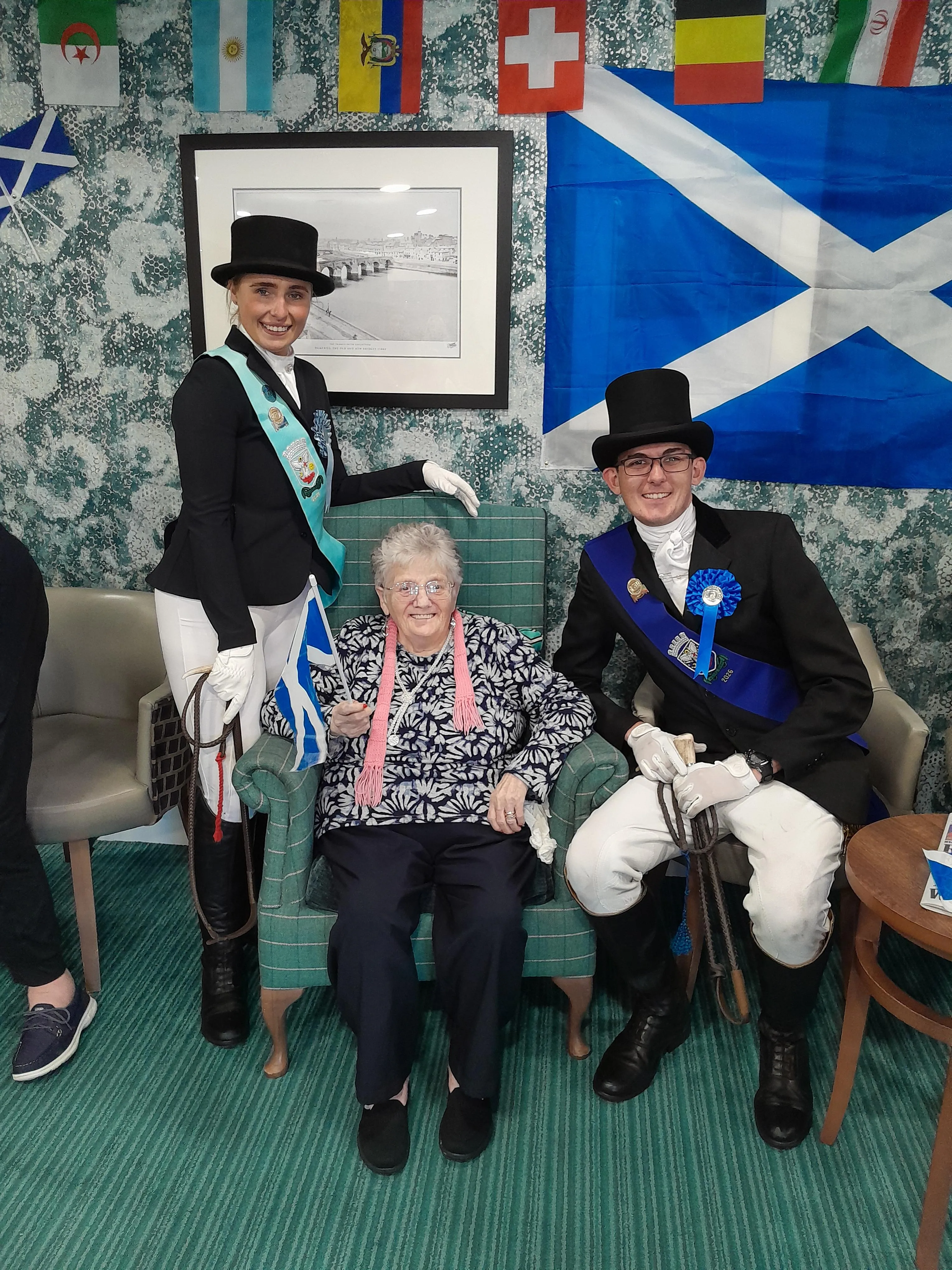 Queen of the South and Cornets party visit