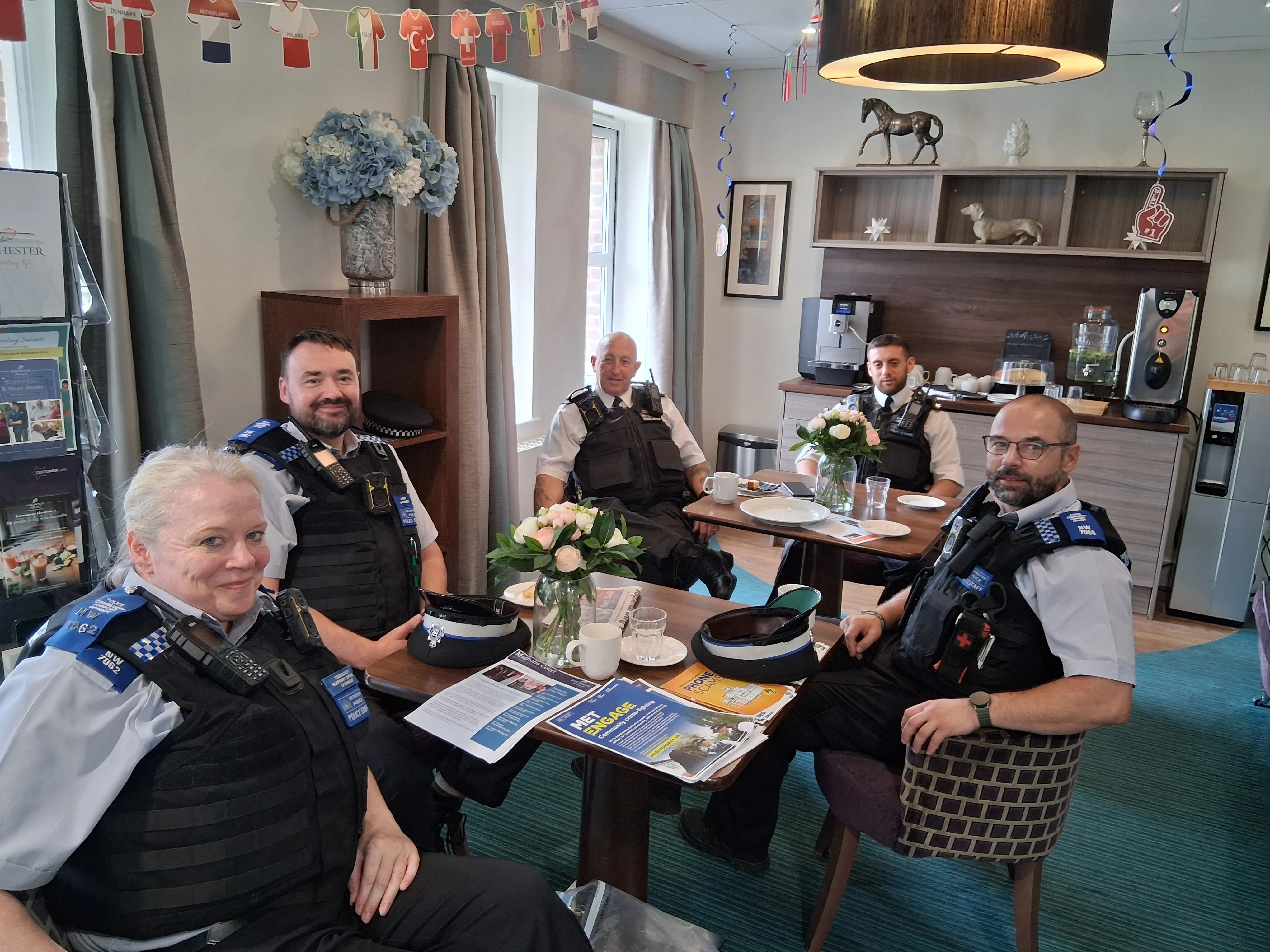 Coffee with a Copper Comes to Magnolia Court