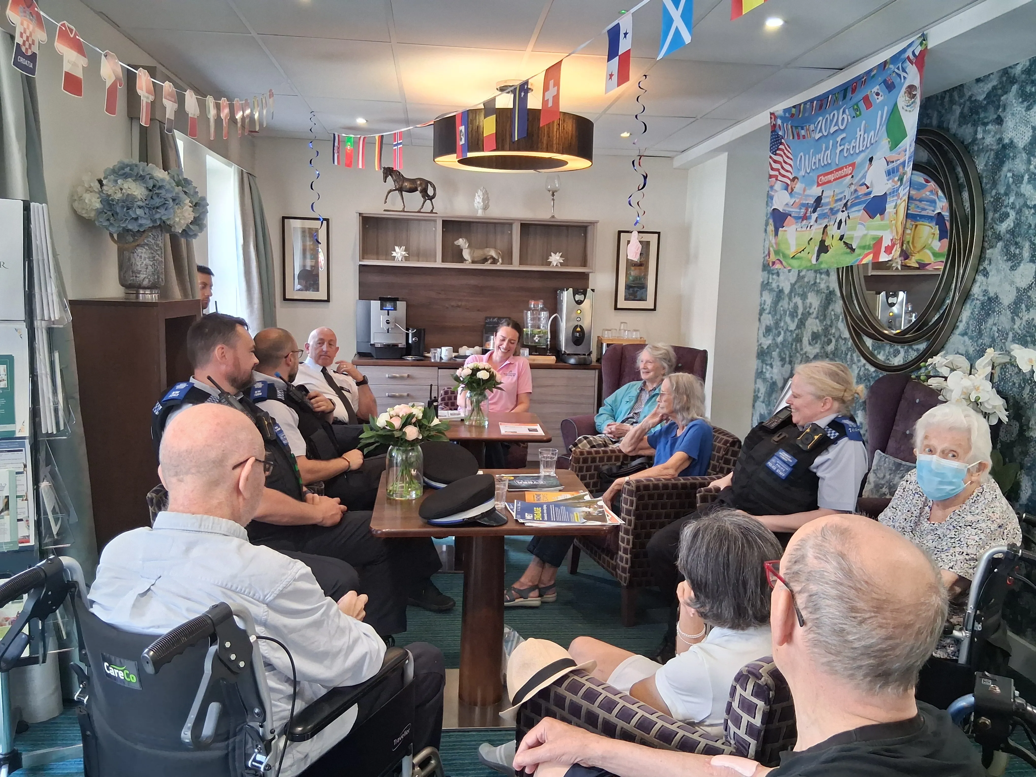 Coffee with a Copper Comes to Magnolia Court