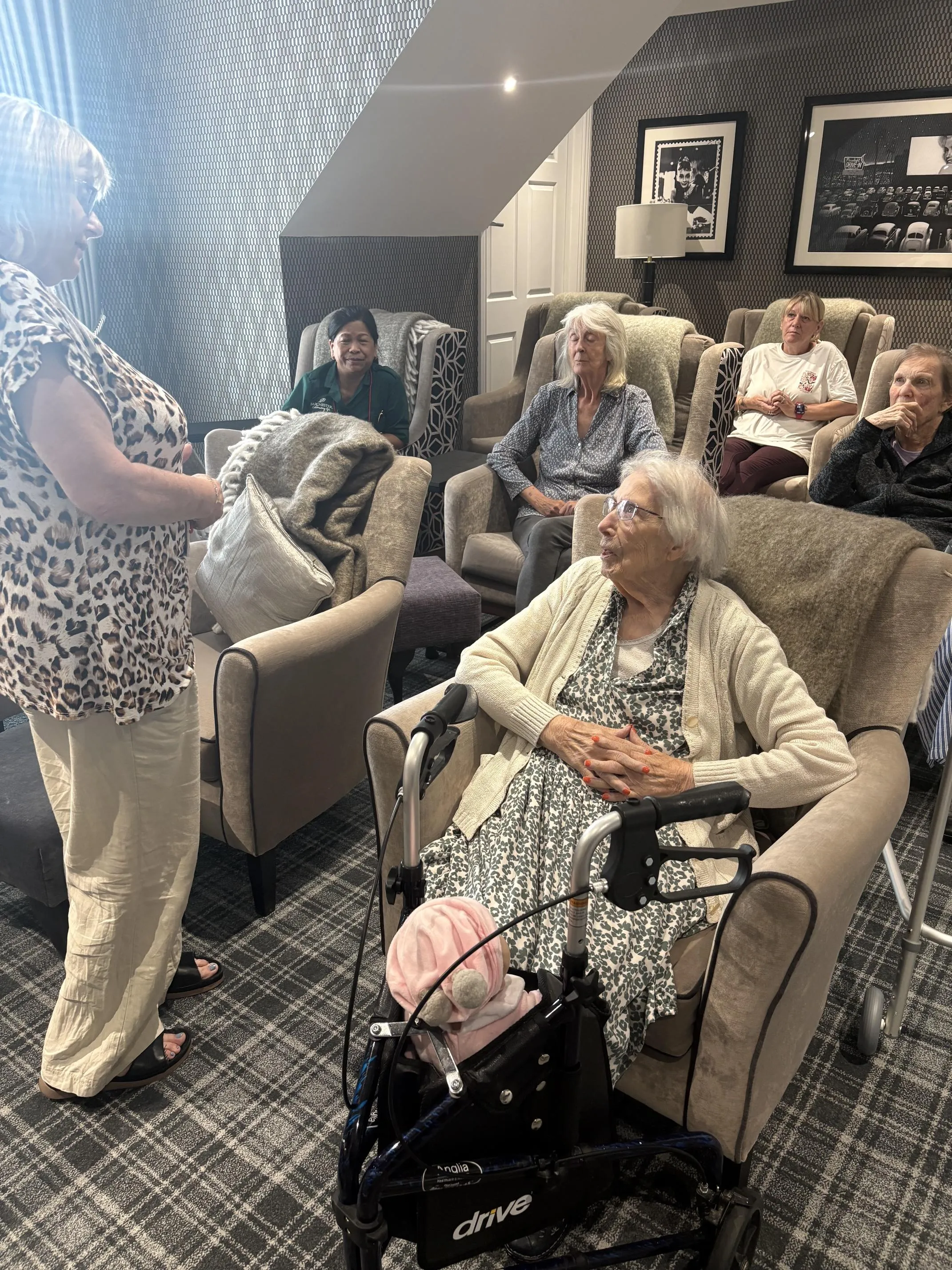 A visit from the Library