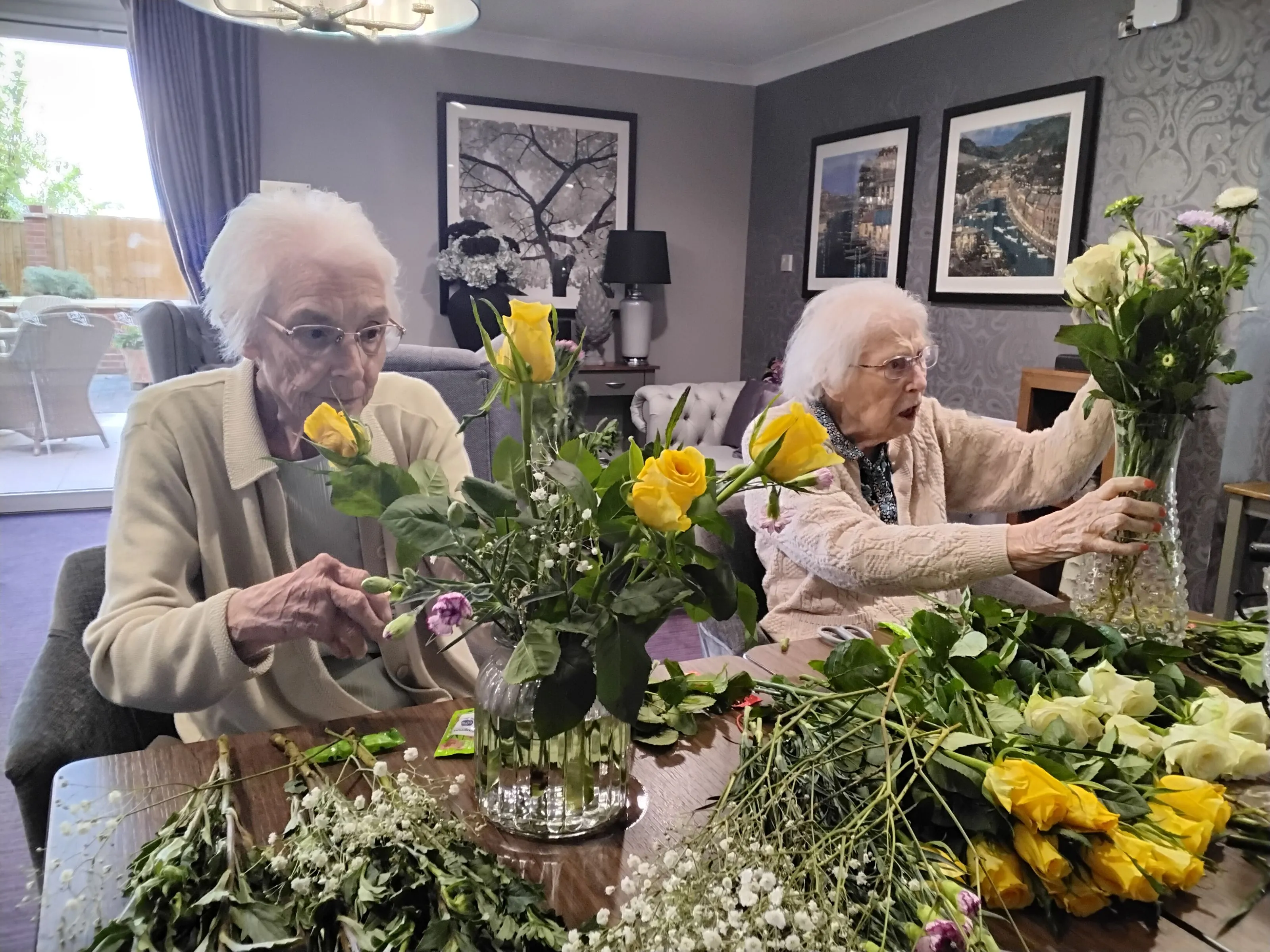 Our amazing flower-ladies