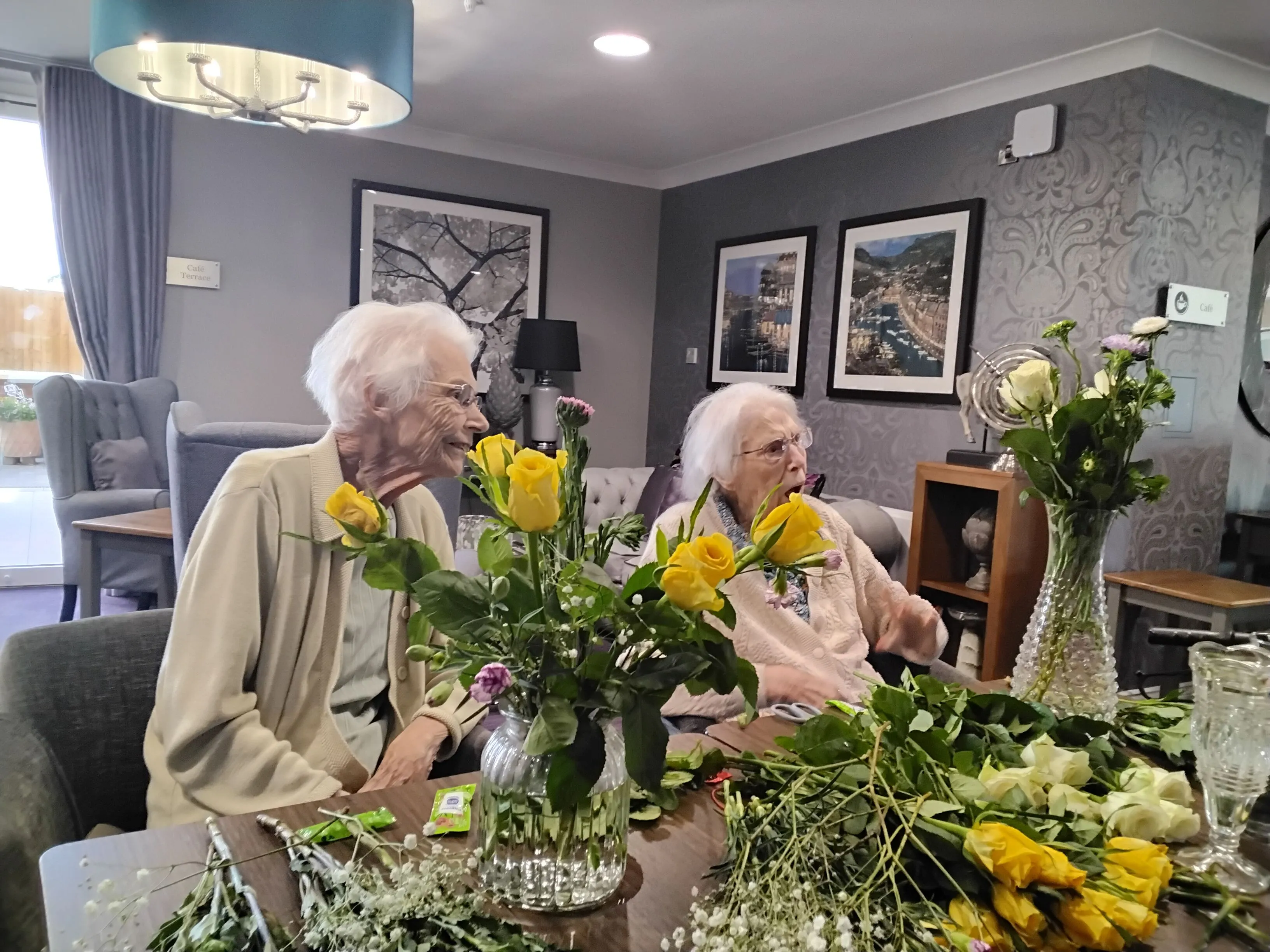 Our amazing flower-ladies