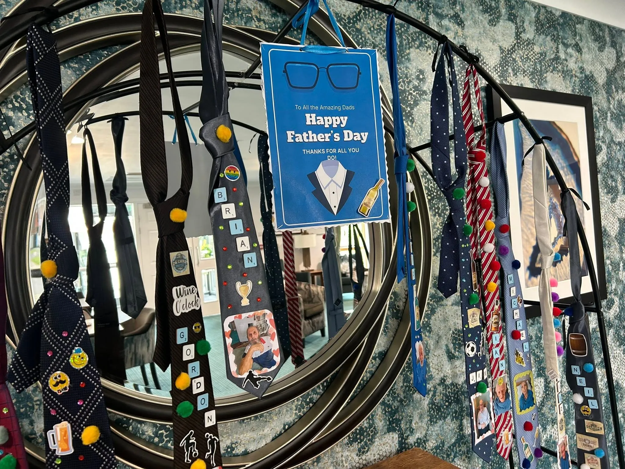 : Father’s Day Tie Crafting and Display