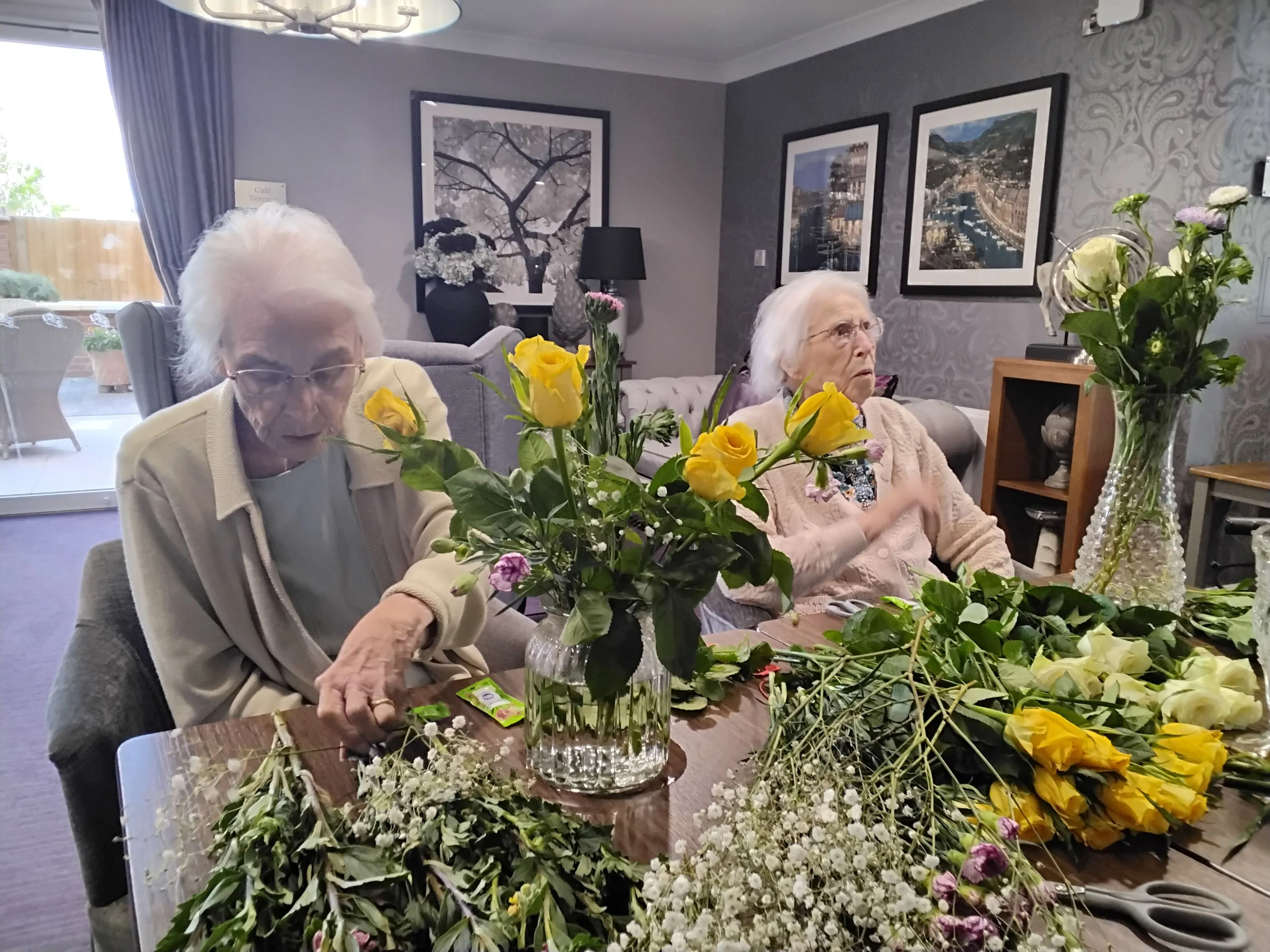 Our amazing flower-ladies