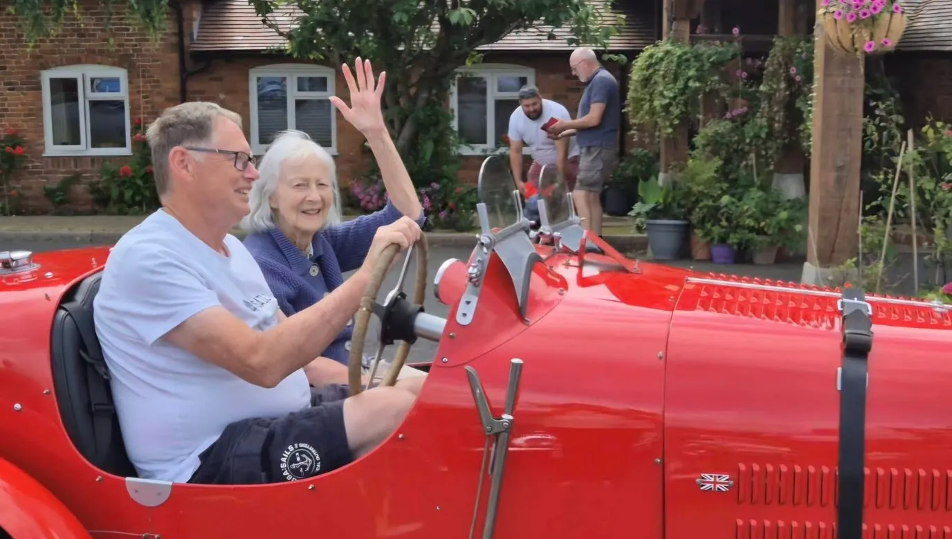 Residents wish comes true at the Classic Car Coffee Morning