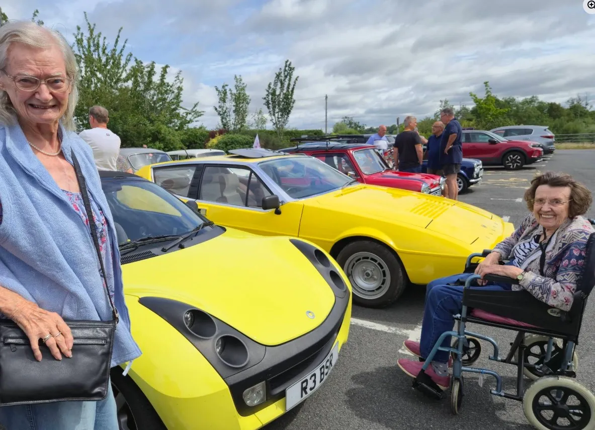 Residents wish comes true at the Classic Car Coffee Morning