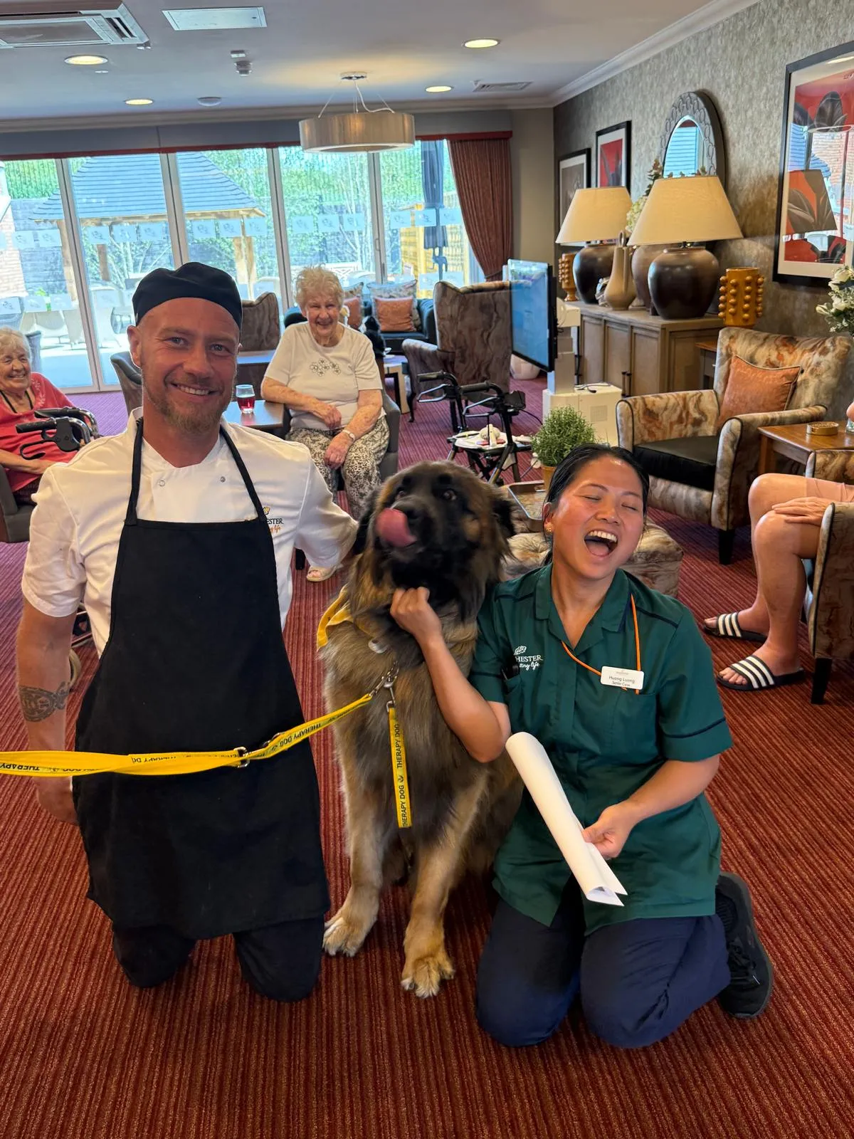 Pet Therapy Brings Smiles to Elderwood House