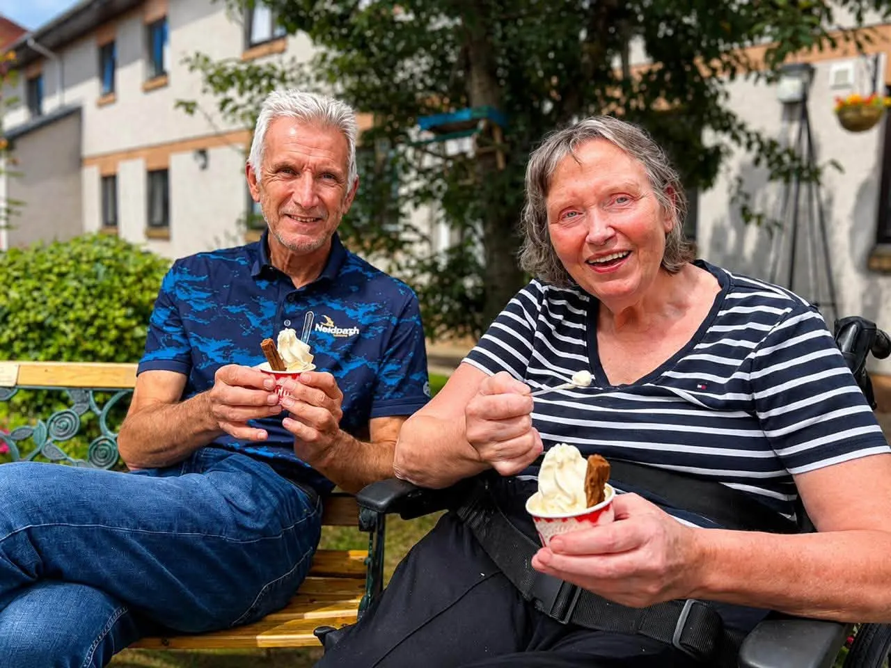 Ice cream smiles at Fairview