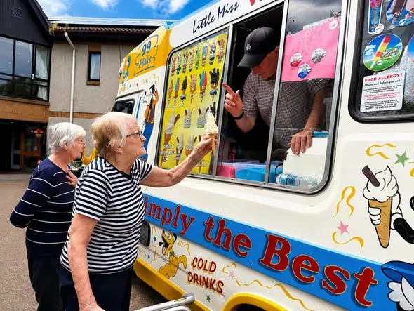 Ice cream smiles at Fairview