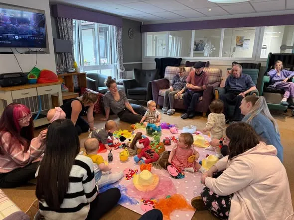 A special visit from the children
