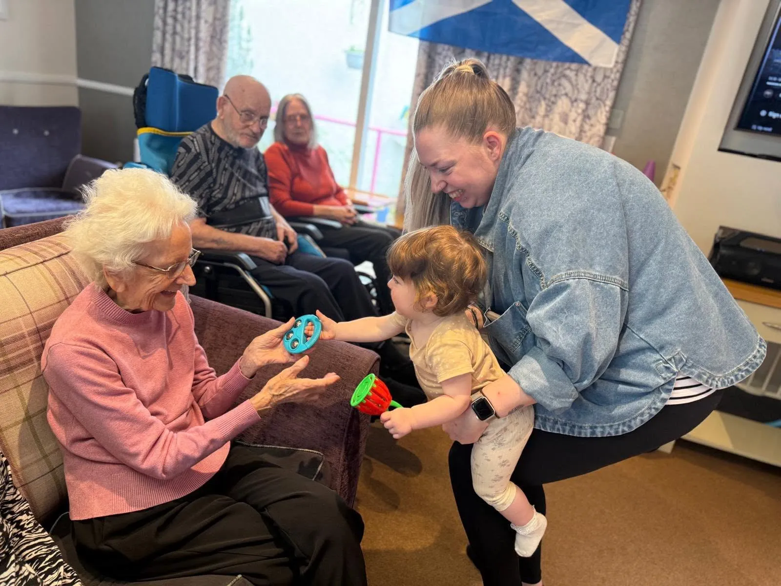 A special visit from the children