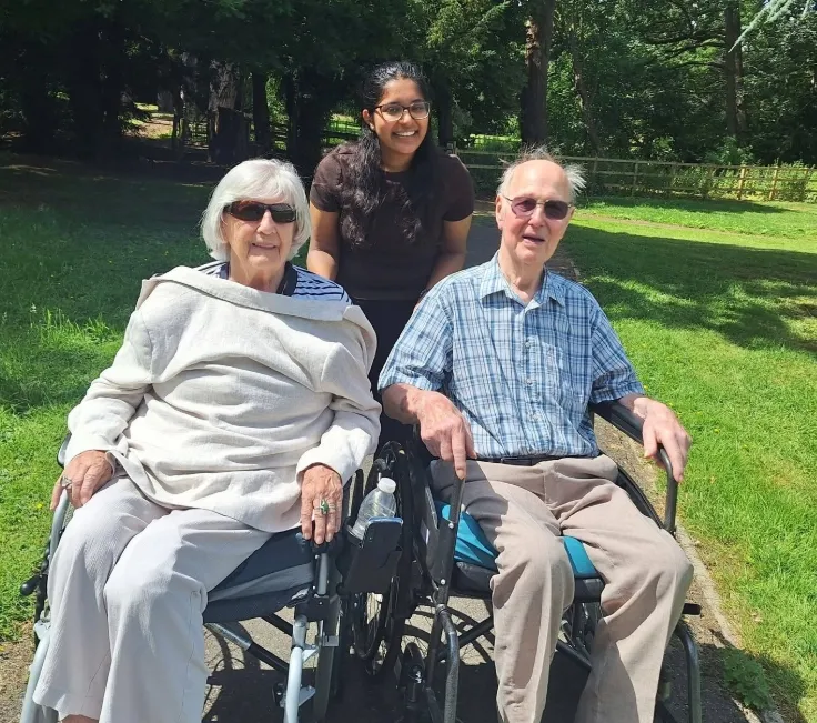 Residents Enjoy the Summer Sun Safely whilst Hydrating
