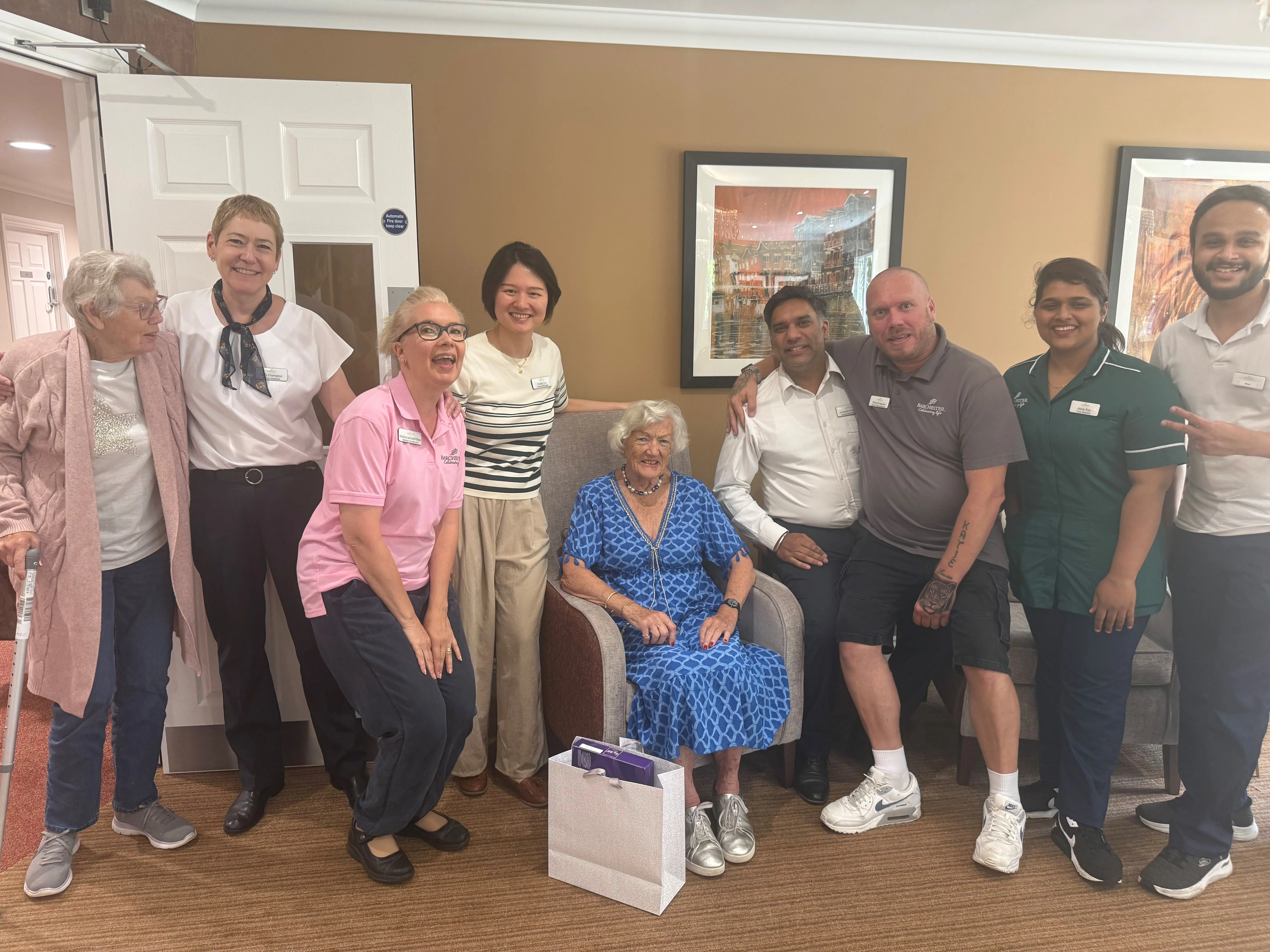 Lotus Manor Family Celebrate Jill's 80th Birthday!